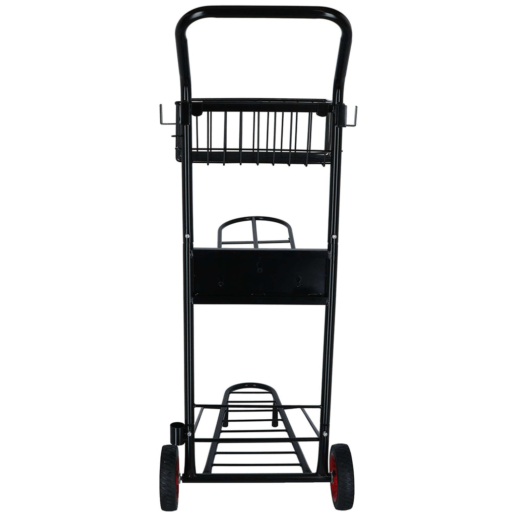 Agradi Horse Carrito Porta-Silla con Cesta Negro