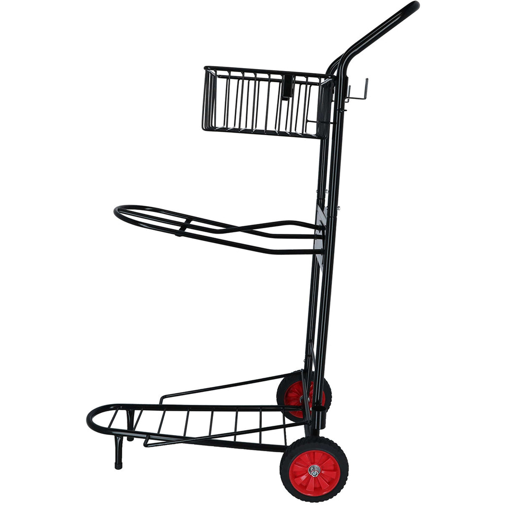 Agradi Horse Carrito Porta-Silla con Cesta Negro