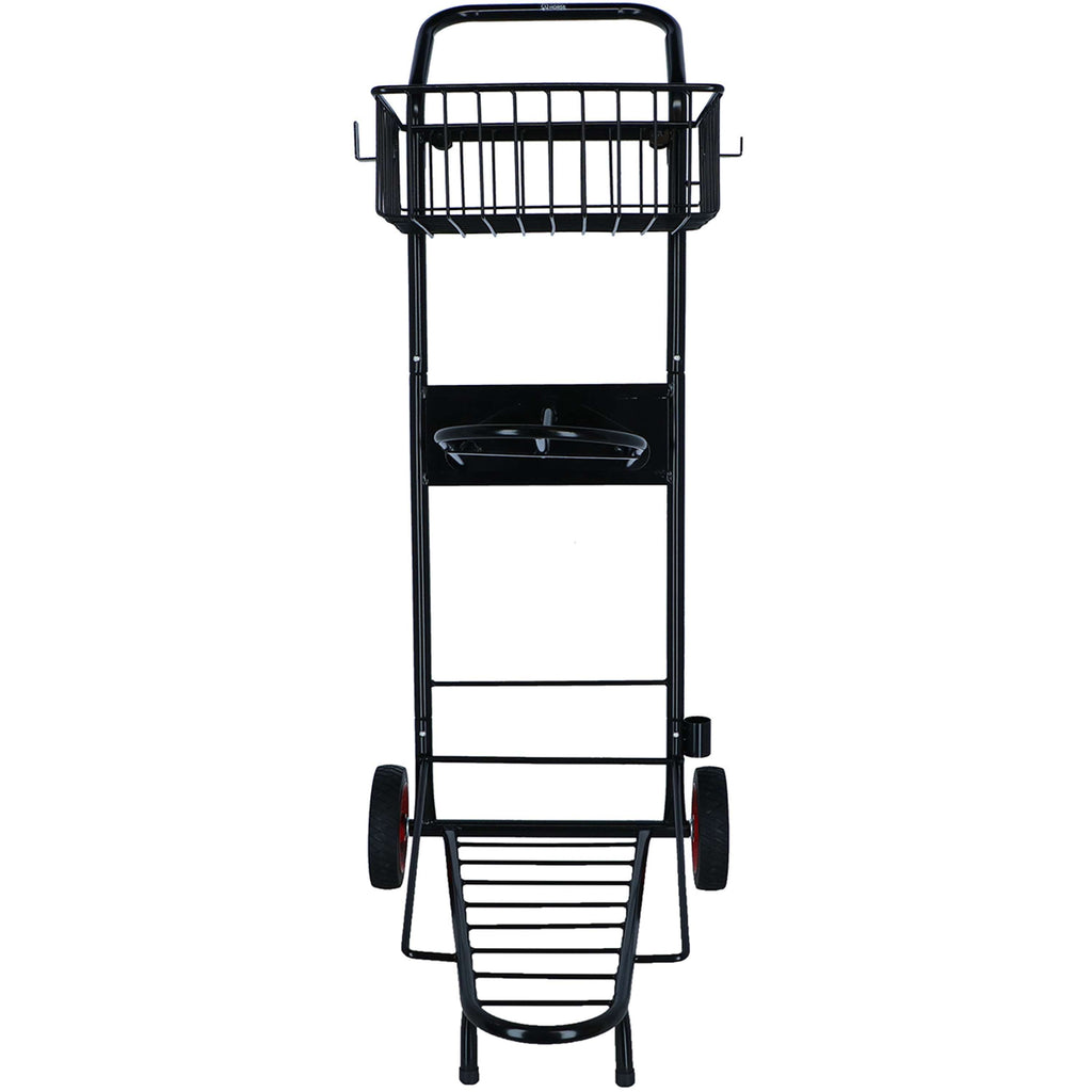 Agradi Horse Carrito Porta-Silla con Cesta Negro