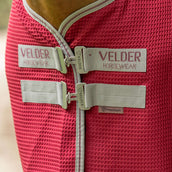 Velder Horsewear Premium Waffle Cooler Rug Rojo Morera