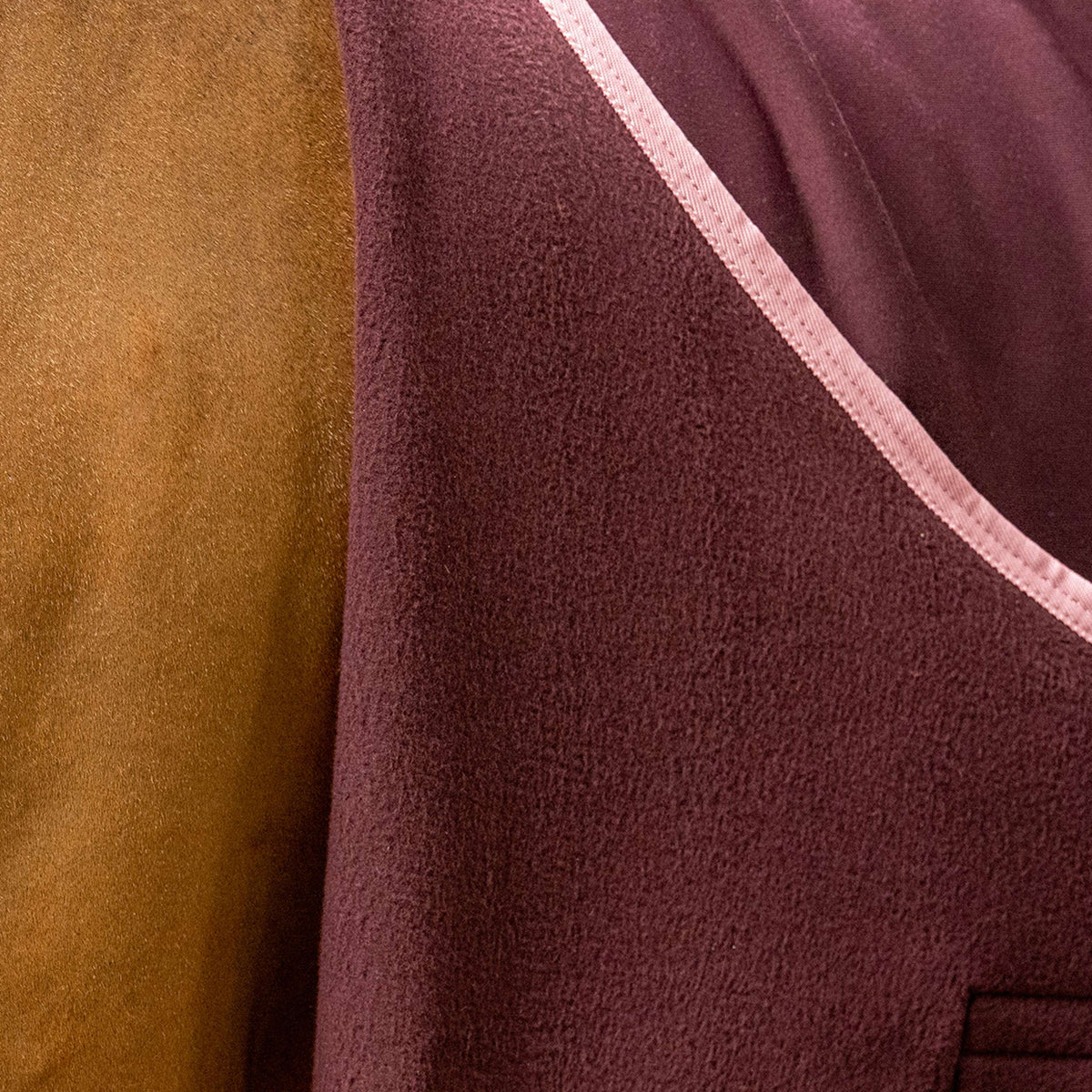 Velder Horsewear Cooler Rug Plum Brown