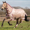 Velder Horsewear Essentials Manta Antimoscas Mesh con cuello Earth Grey