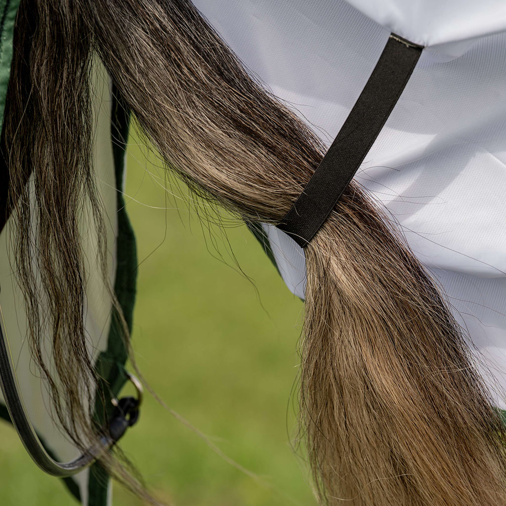 Velder Horsewear Essentials Manta Antimoscas Mesh con cuello Plata
