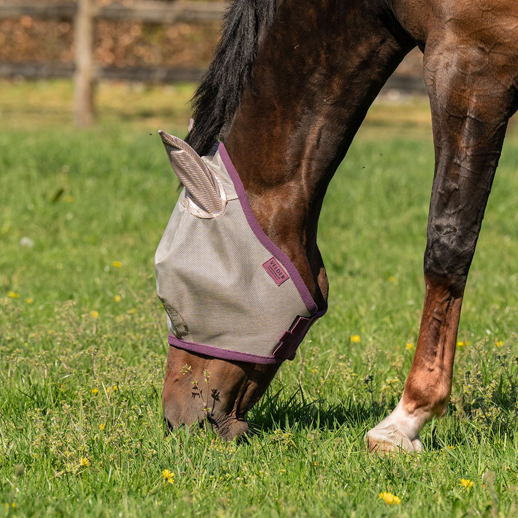 Velder Horsewear Essentials Máscara para Moscas con Orejas Sand Stone