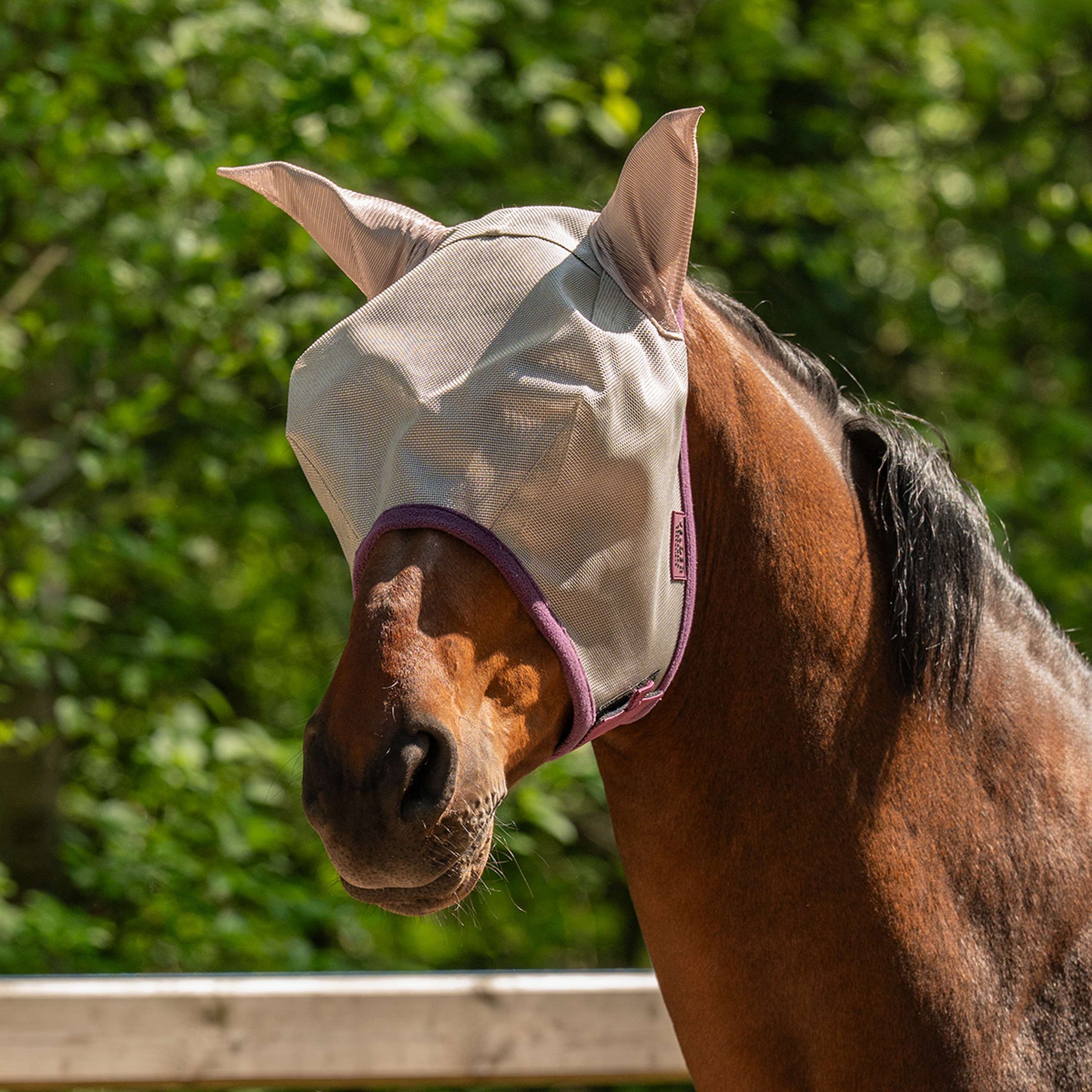 Velder Horsewear Máscara para Moscas con Orejas Sand Stone Velder Horsewear Máscara para Moscas con Orejas Sand Stone