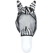 Velder Horsewear Essentials Máscara para Moscas Zebra con Orejas Negro/Blanco