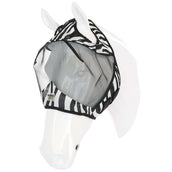 Velder Horsewear Essentials Máscara para Moscas Zebra Sin orejas Negro/Blanco