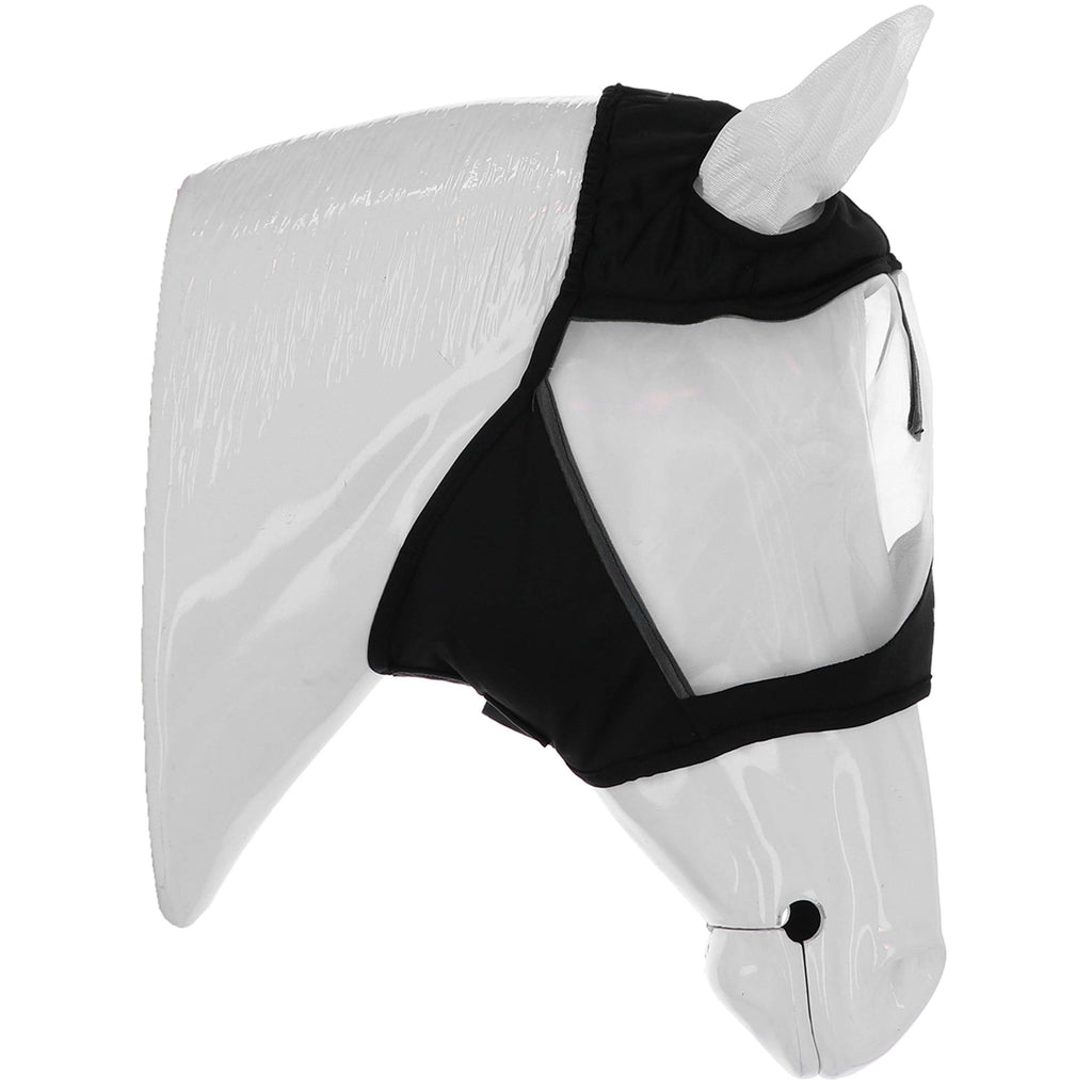 Velder Horsewear Premium Máscara para Moscas con Orejas Negro