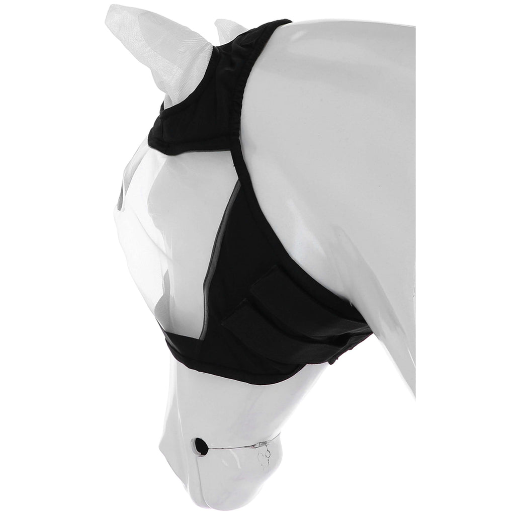 Velder Horsewear Premium Máscara para Moscas con Orejas Negro