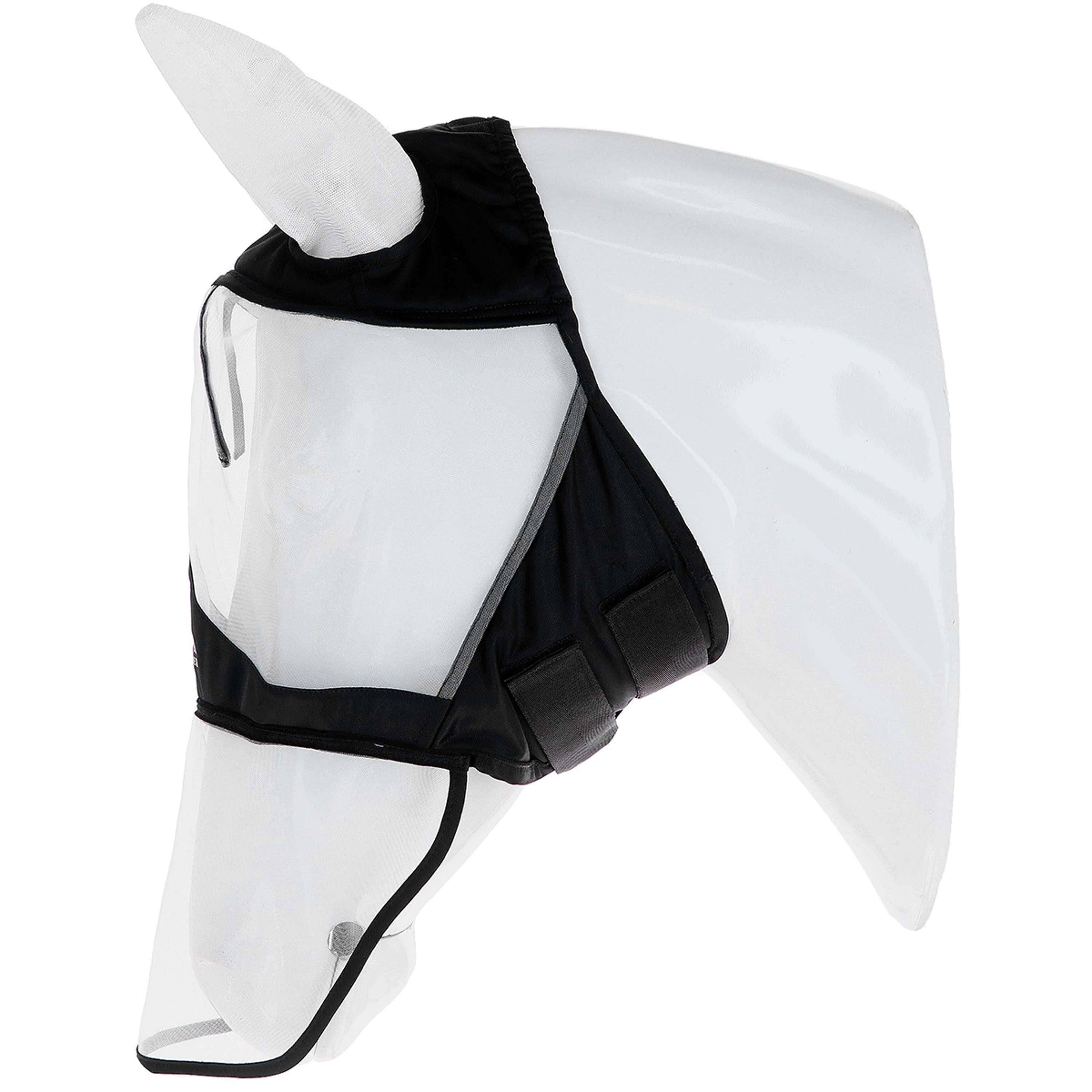 Velder Horsewear Premium Máscara para Moscas con Orejas y Nariz Negro