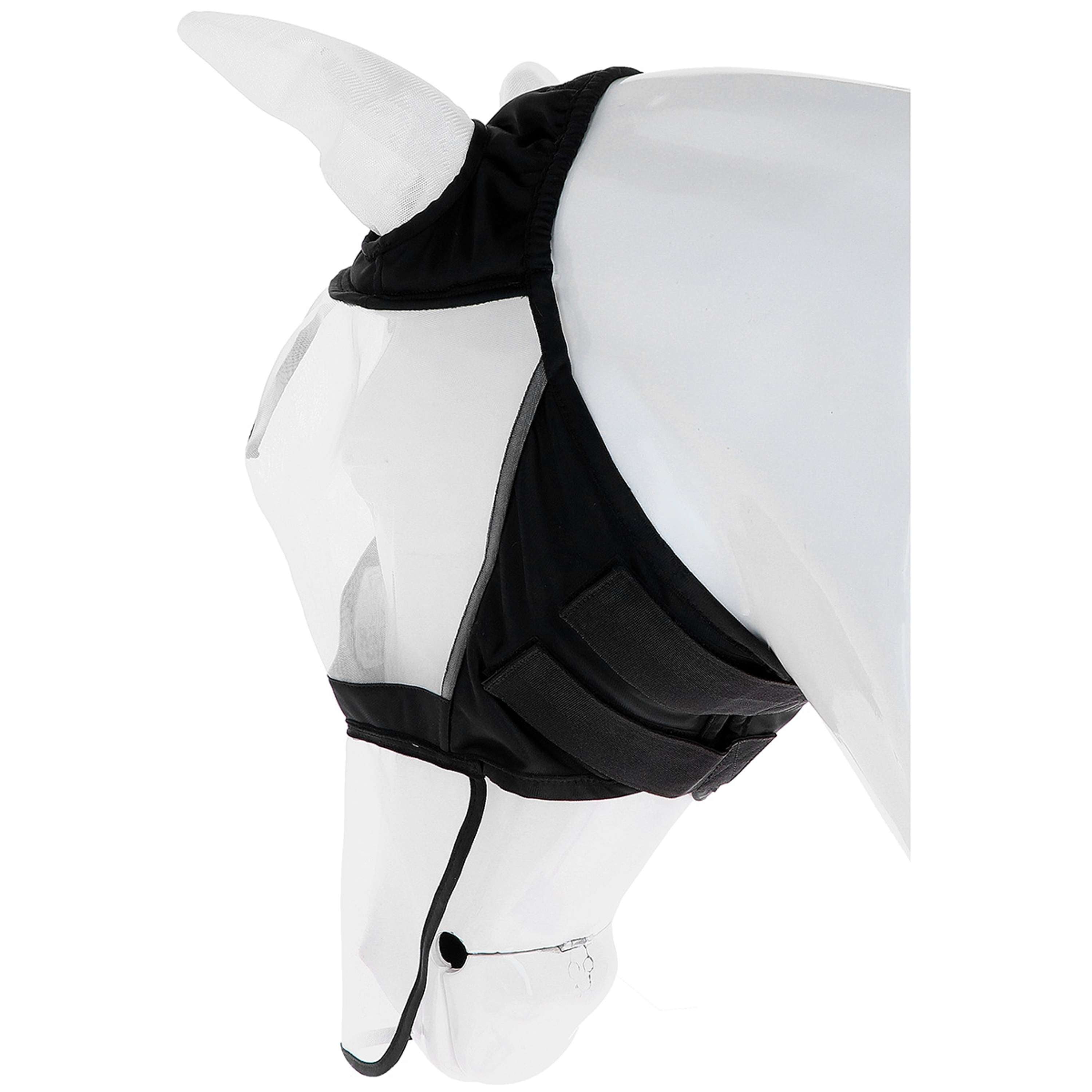 Velder Horsewear Premium Máscara para Moscas con Orejas y Nariz Negro