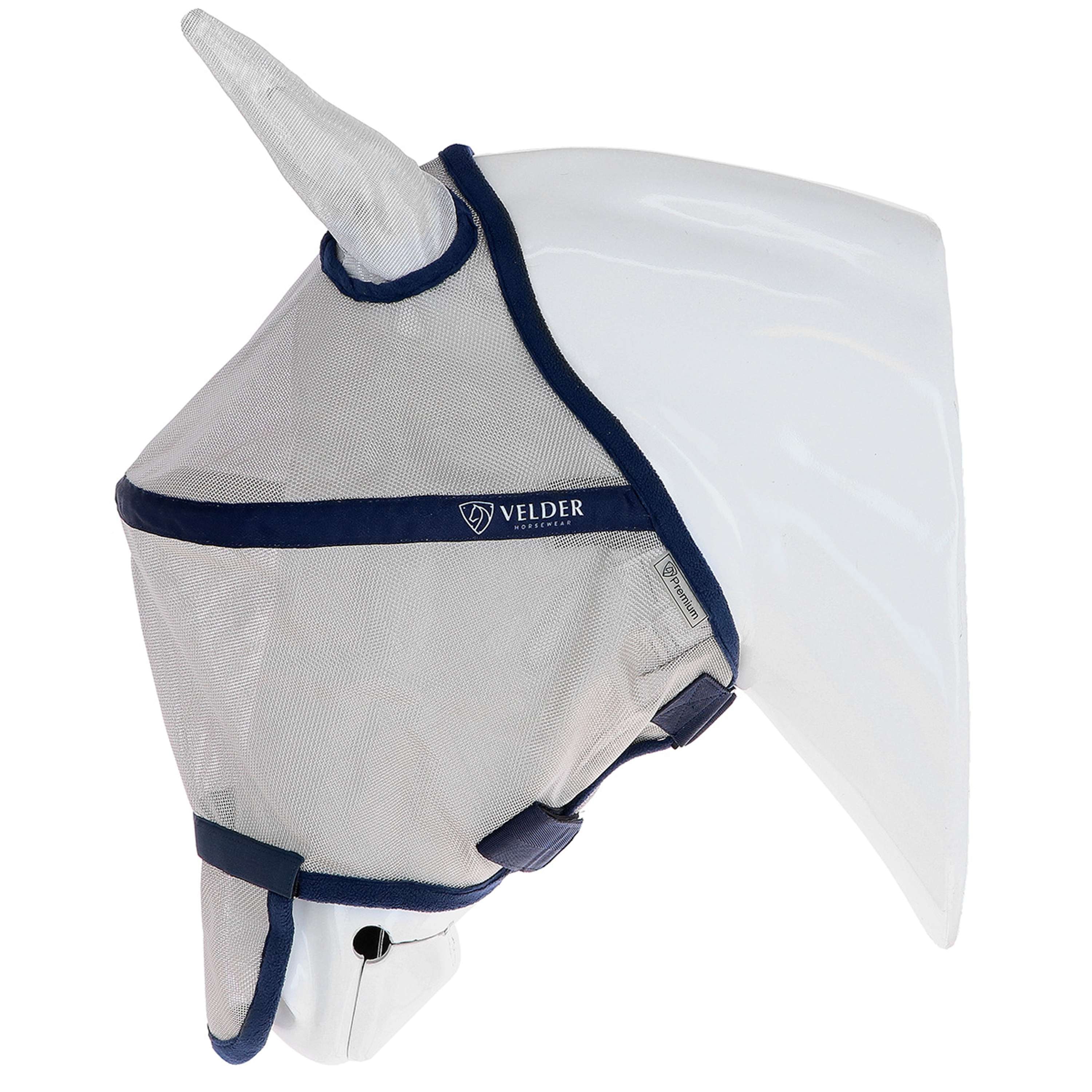 Velder Horsewear Premium Máscara para Moscas Comfort Space Tan/Navy