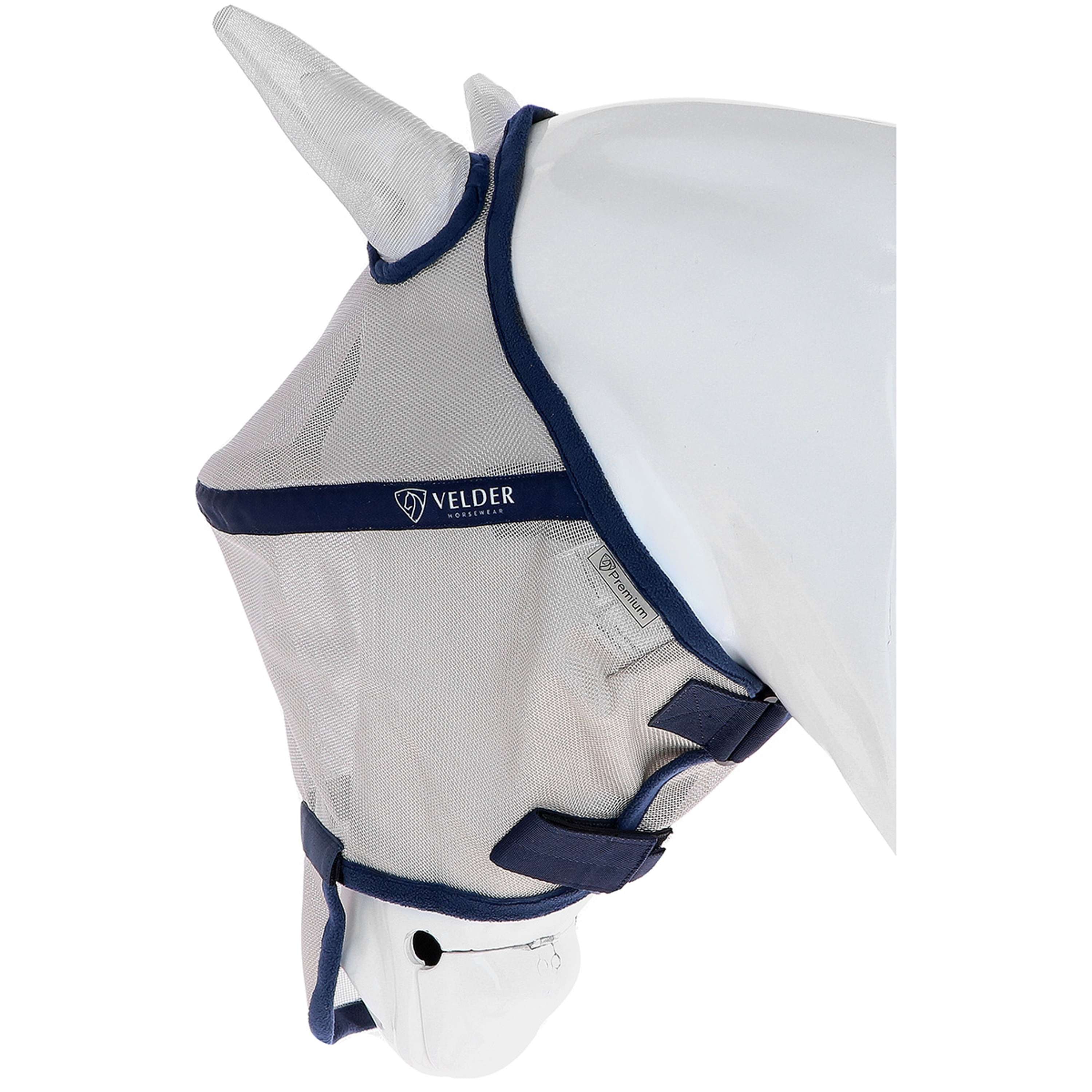 Velder Horsewear Premium Máscara para Moscas Comfort Space Tan/Navy