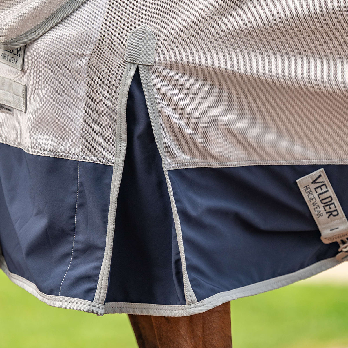 Velder Horsewear Premium Manta Antimoscas Rainless Fall Navy/Pearl Silver