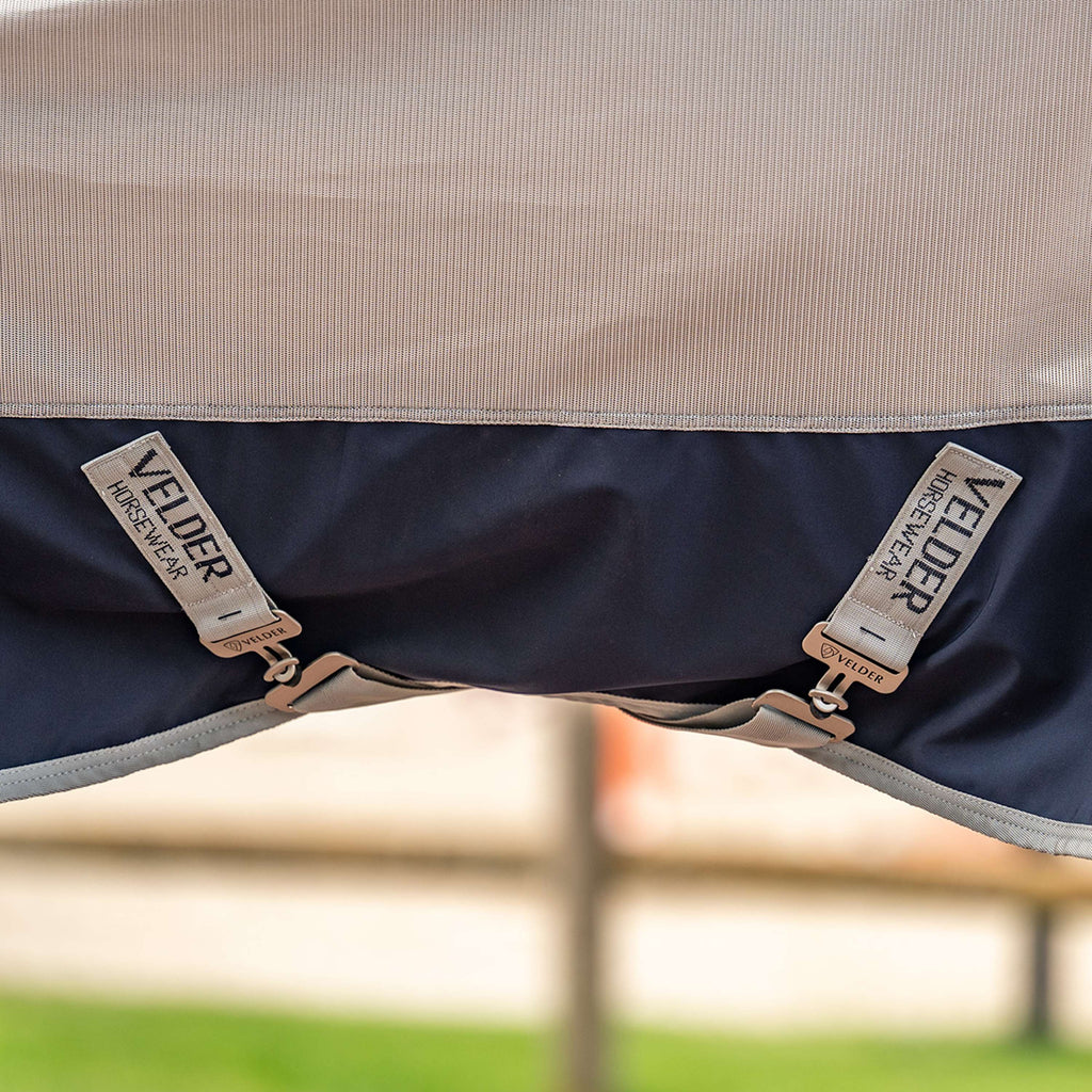 Velder Horsewear Premium Manta Antimoscas Rainless Fall Navy/Pearl Silver