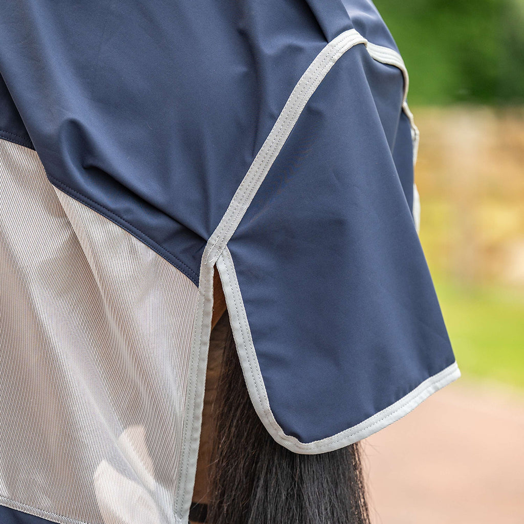Velder Horsewear Premium Manta Antimoscas Rainless Fall Navy/Pearl Silver