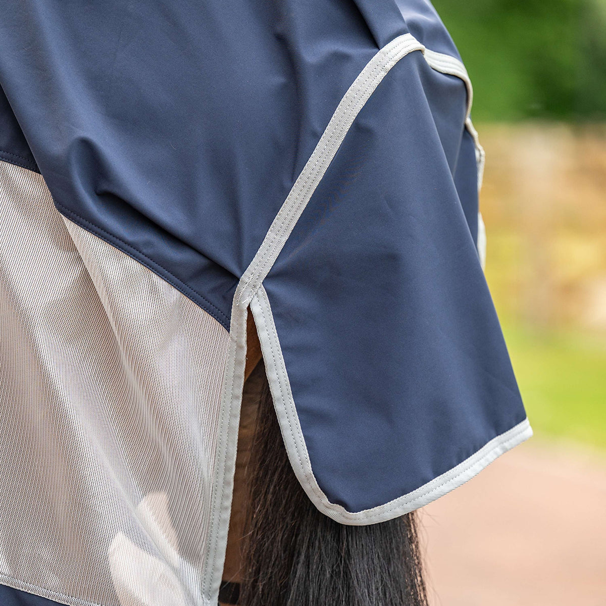 Velder Horsewear Premium Manta Antimoscas Rainless Fall Navy/Pearl Silver