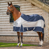 Velder Horsewear Premium Manta Antimoscas Rainless Fall Navy/Pearl Silver