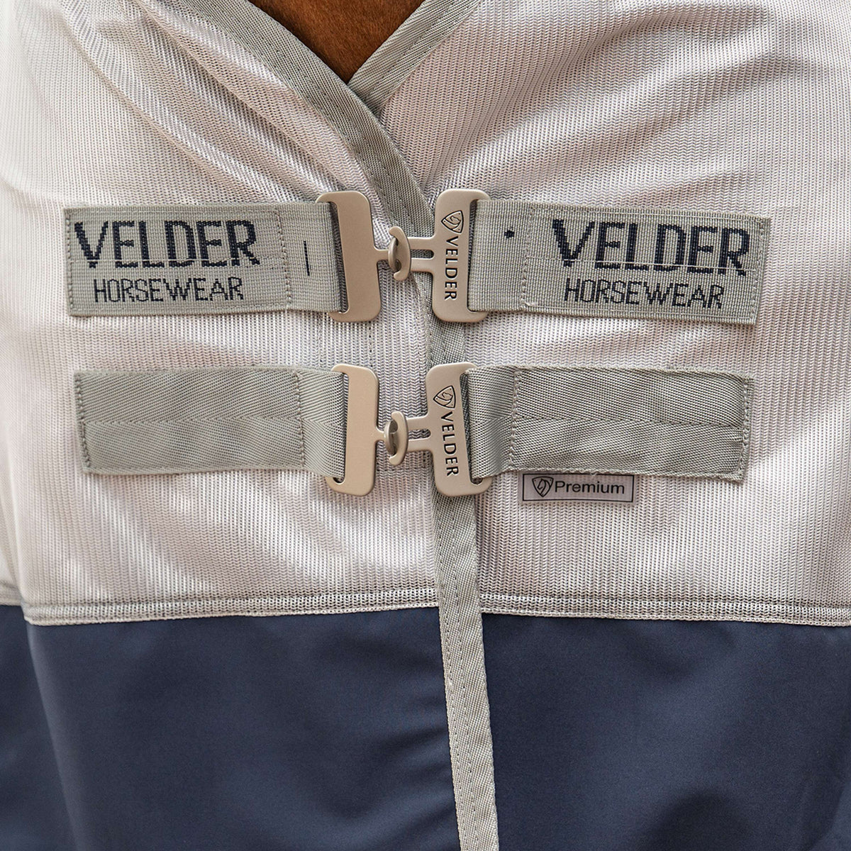 Velder Horsewear Premium Manta Antimoscas Rainless Fall Navy/Pearl Silver