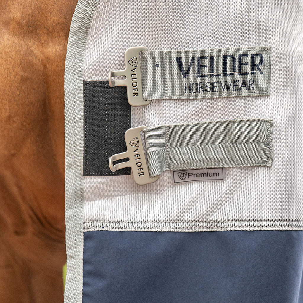 Velder Horsewear Premium Manta Antimoscas Rainless Fall Navy/Pearl Silver