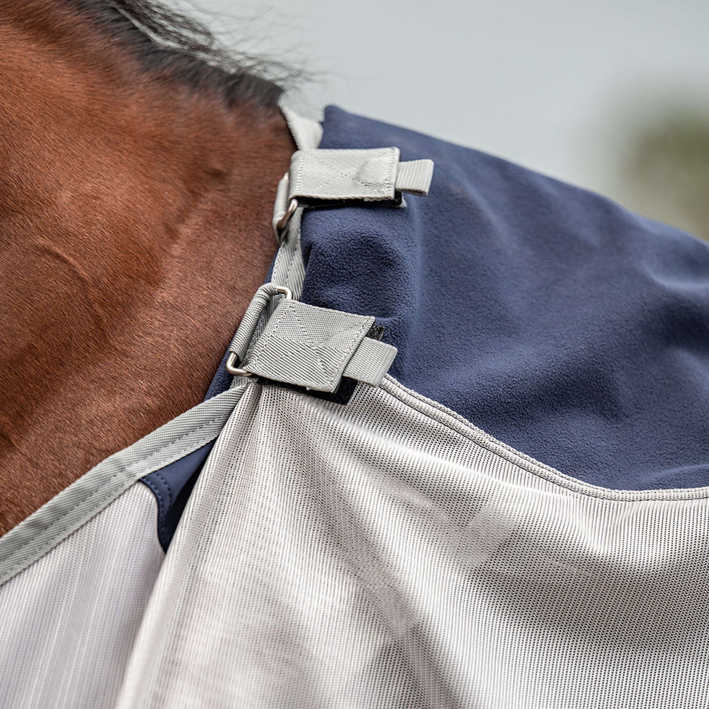 Velder Horsewear Premium Manta Antimoscas Rainless Fall Navy/Pearl Silver