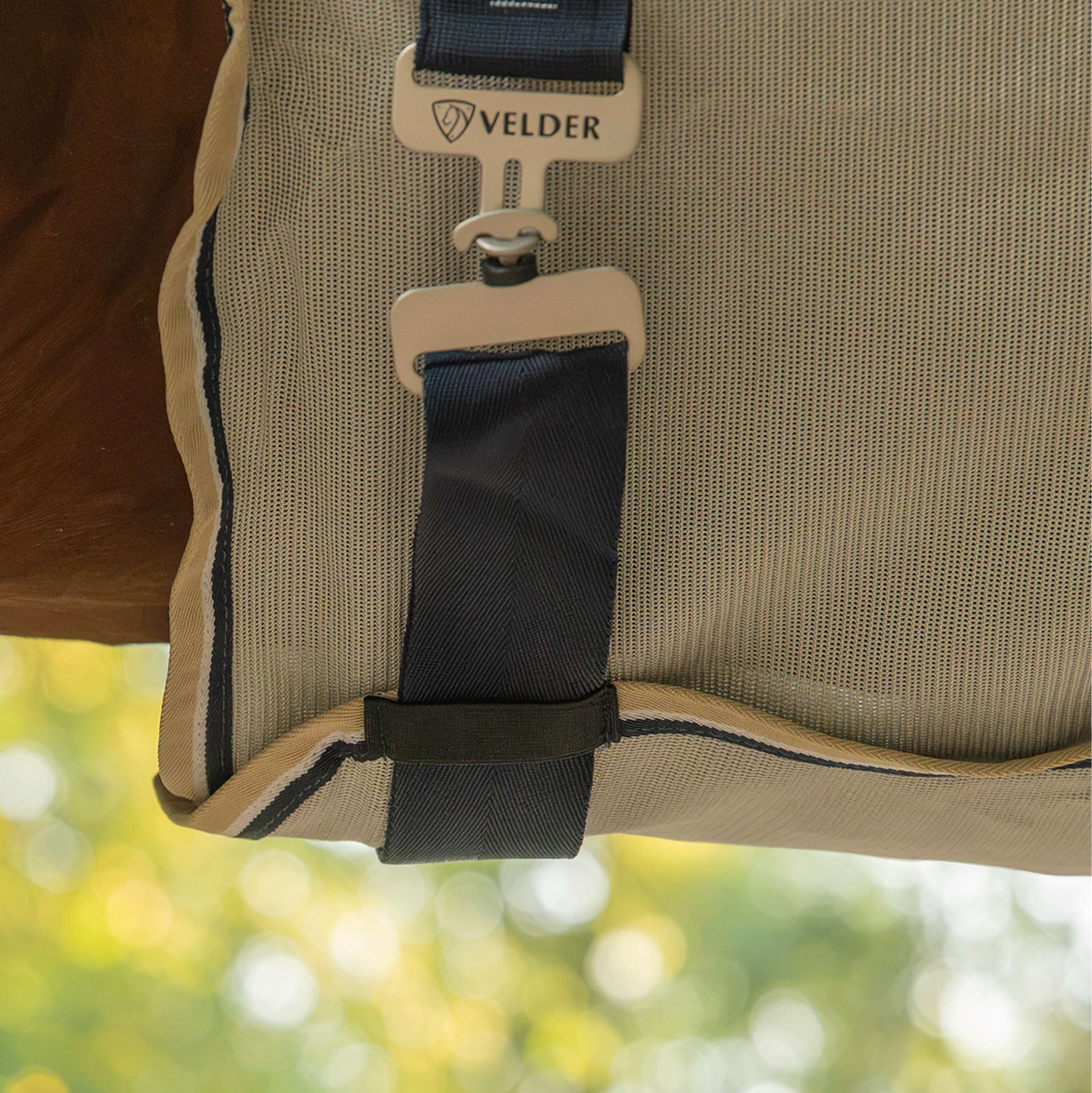 Velder Horsewear Premium Manta Antimoscas Waterproof-Top Navy/Pearl Silver