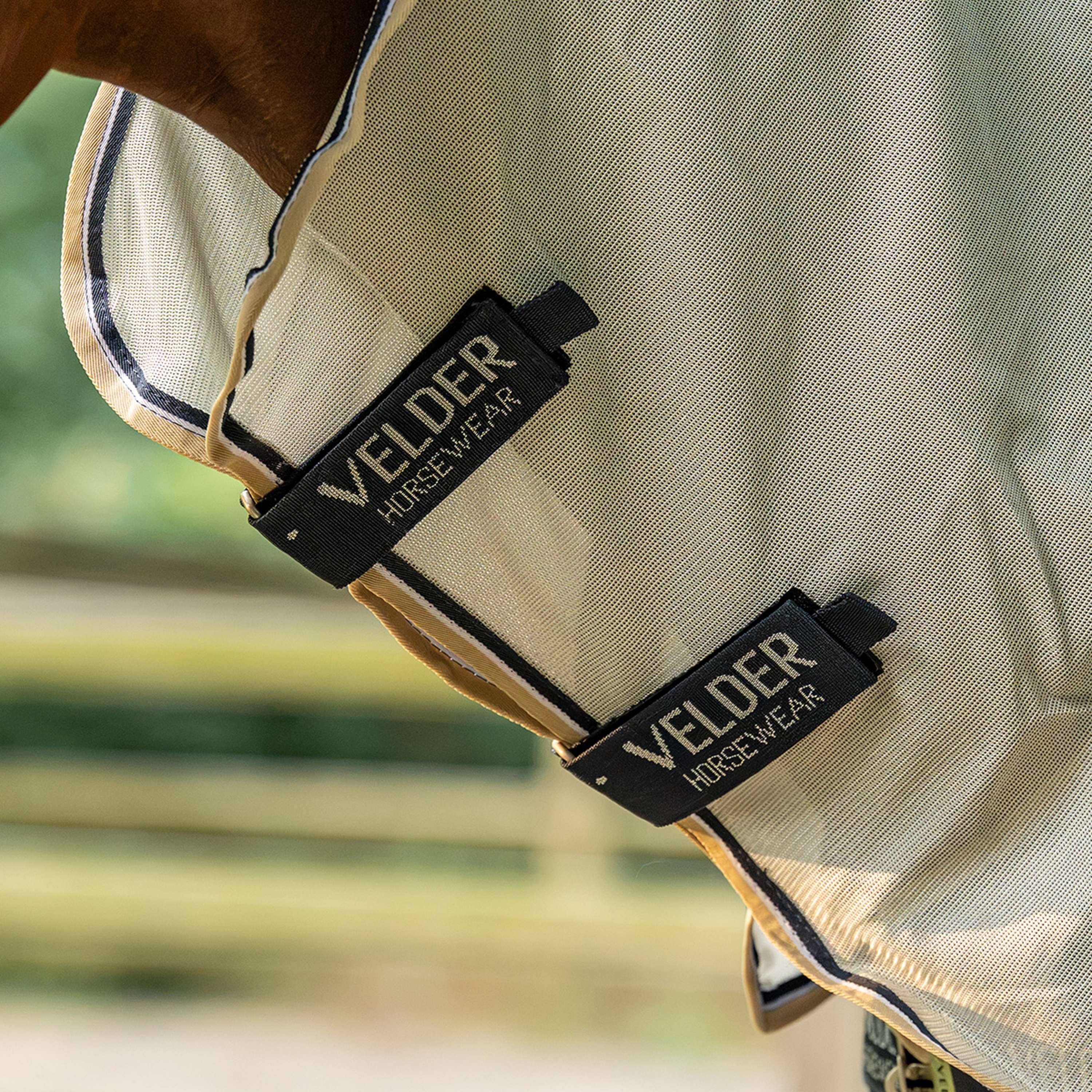 Velder Horsewear Premium Manta Antimoscas Waterproof-Top Navy/Pearl Silver