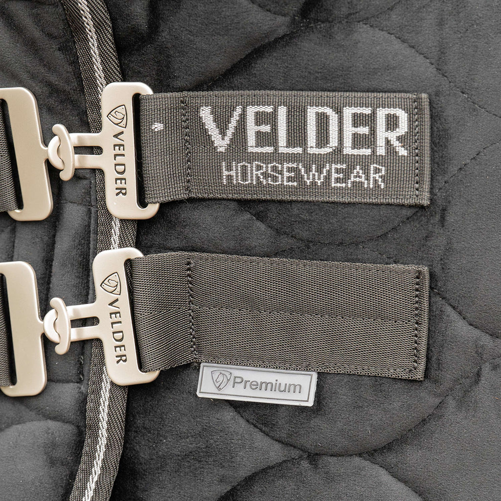 Velder Horsewear Premium Manta de exhibición Satin Glow Black Night