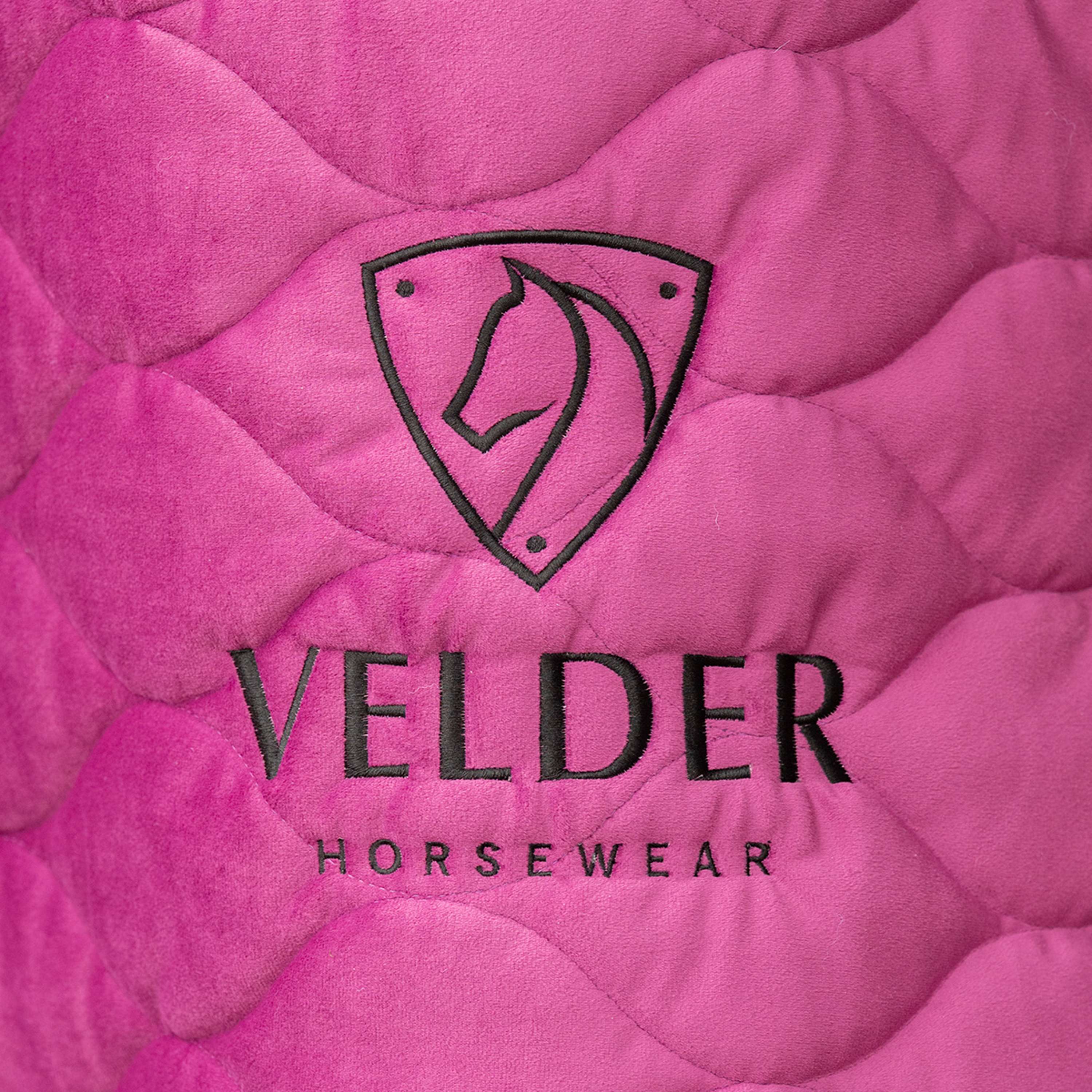 Velder Horsewear Premium Manta de exhibición Satin Glow Dutch Raspberry