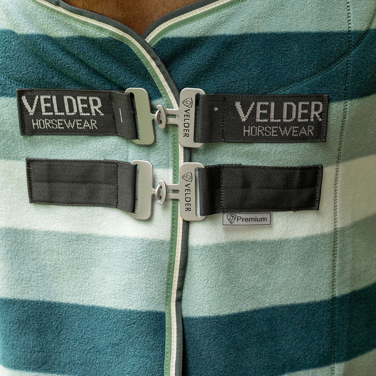 Velder Horsewear Premium Stripe Cooler Rug Striped Night Forest