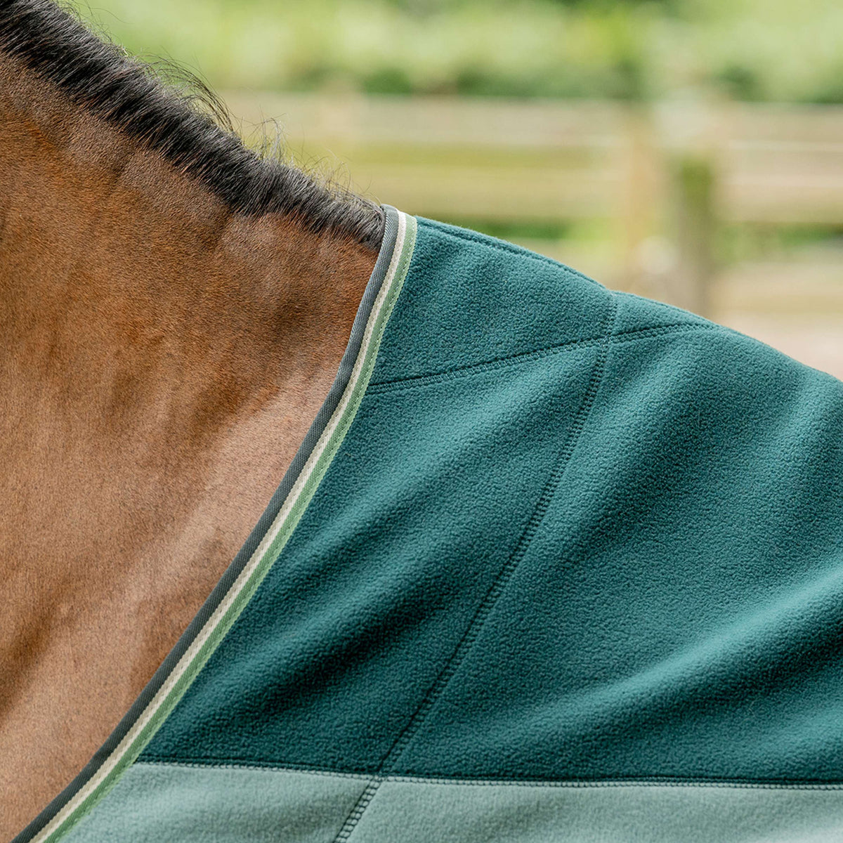 Velder Horsewear Premium Stripe Cooler Rug Striped Night Forest