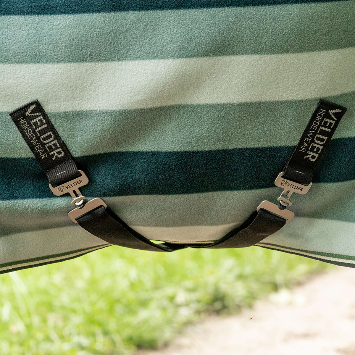 Velder Horsewear Premium Stripe Cooler Rug Striped Night Forest