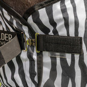 Velder Horsewear Manta Antimoscas con Cuello Zebra Negro/Blanco