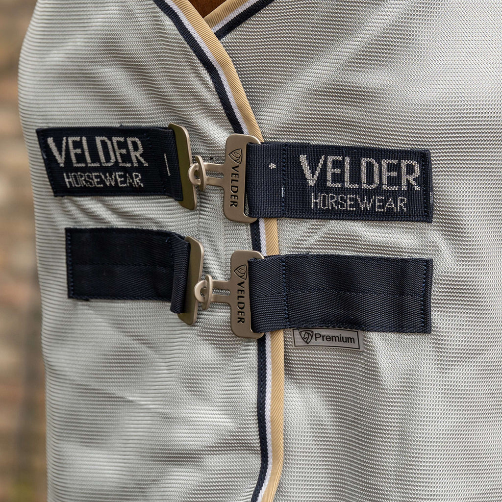 Velder Horsewear Premium Pony Manta Antimoscas Pearl Grey