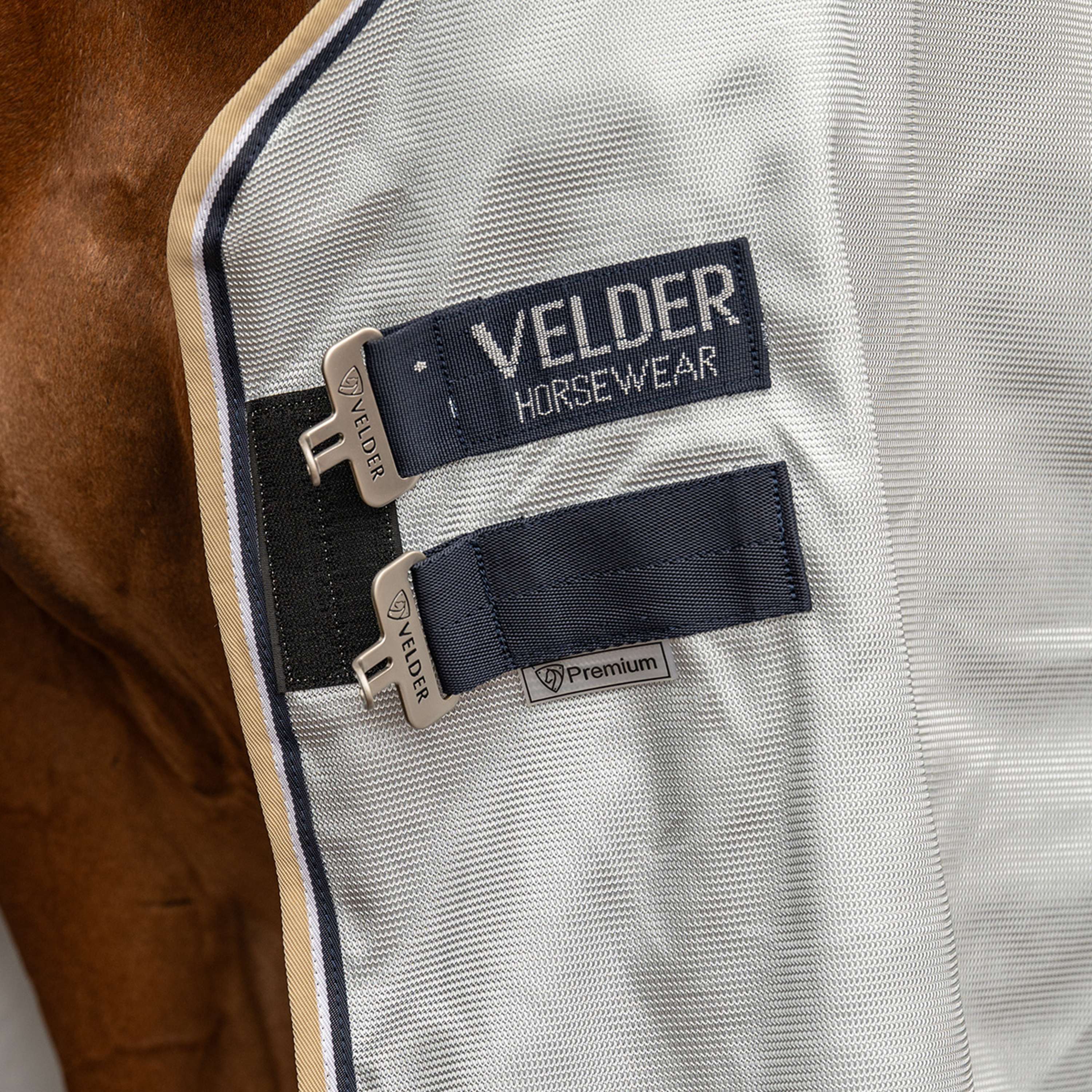 Velder Horsewear Premium Manta Antimoscas Pearl Grey