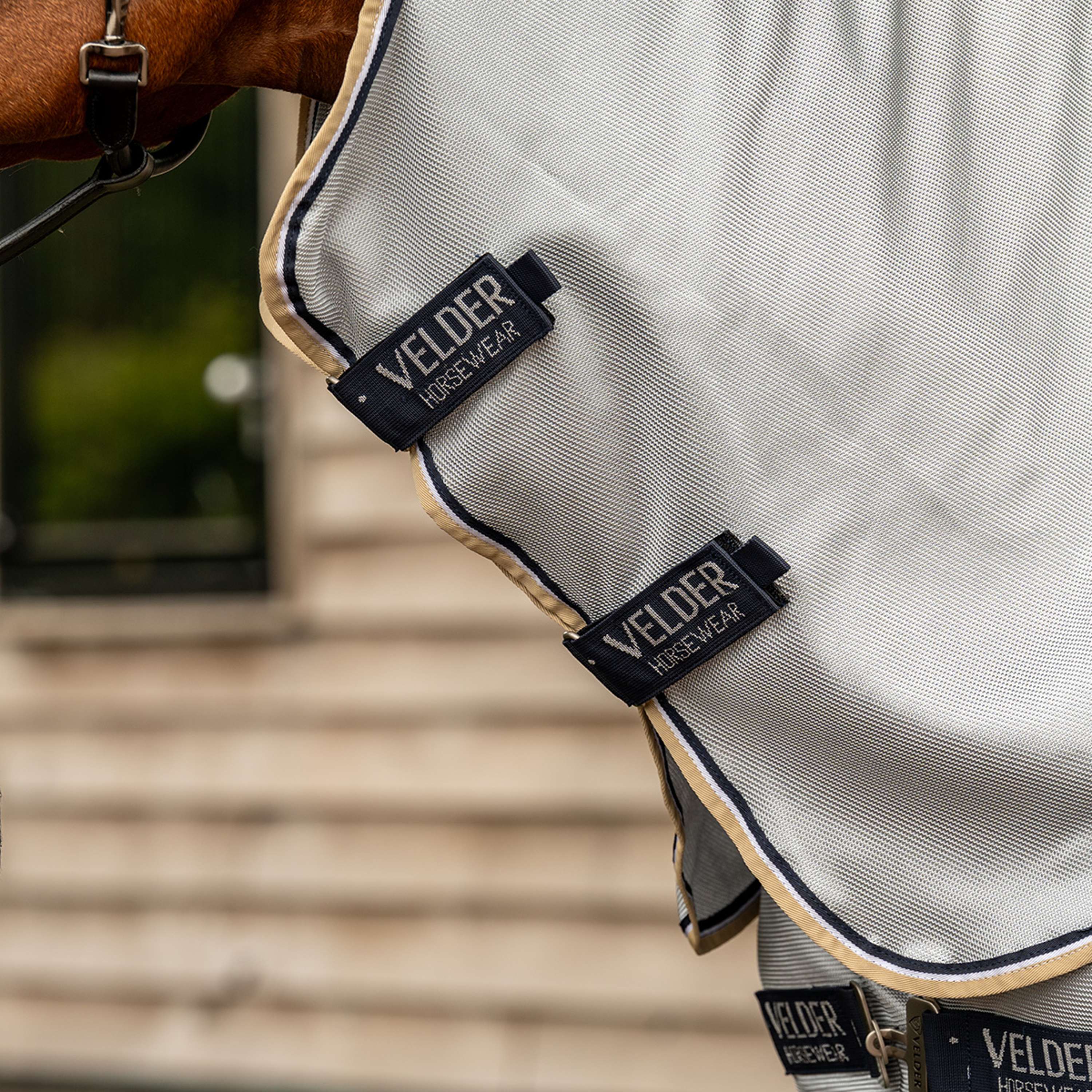 Velder Horsewear Premium Manta Antimoscas Pearl Grey