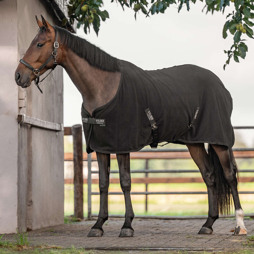 Velder Horsewear Essentials Manta de Forro Polar Comfy Negro