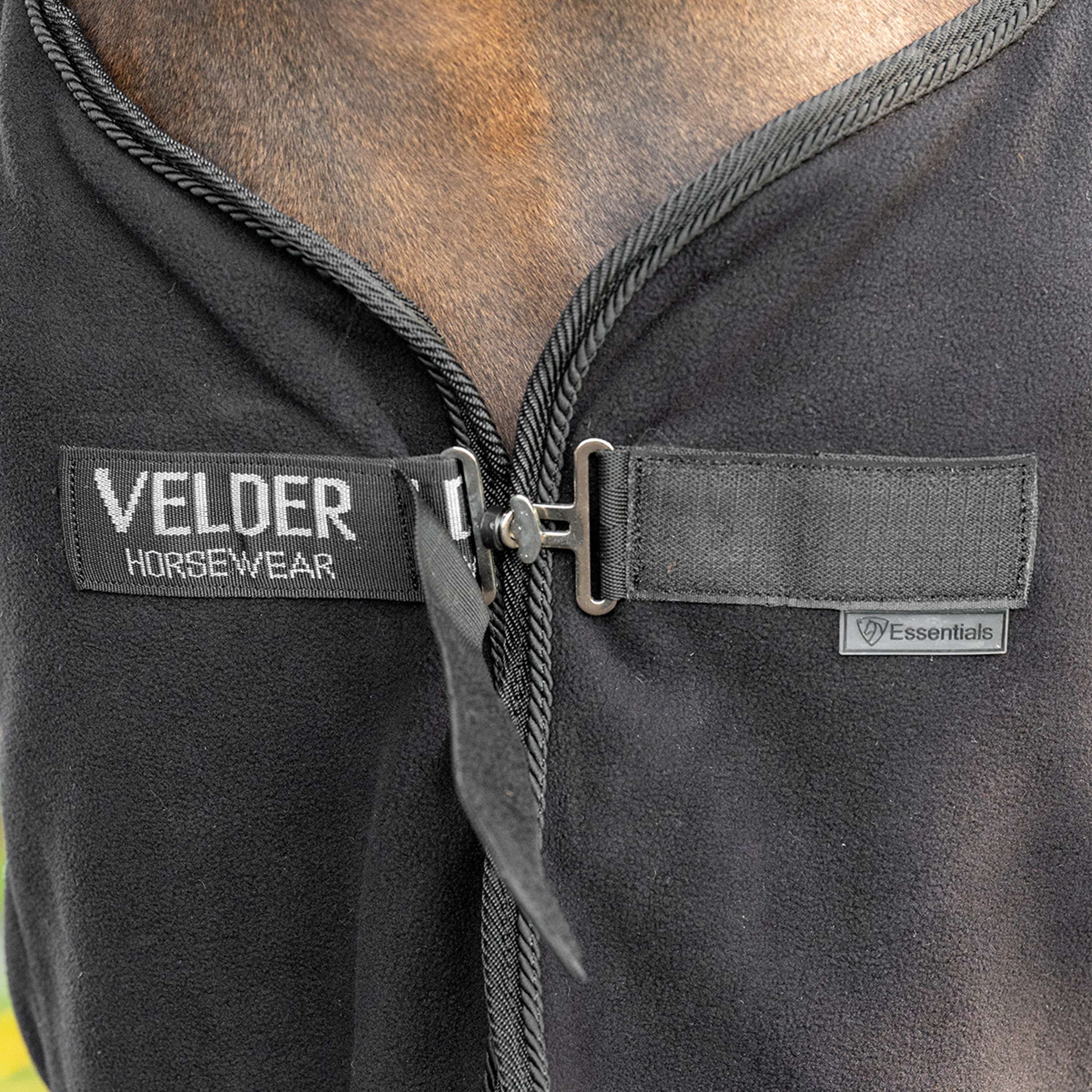 Velder Horsewear Essentials Manta de Forro Polar Comfy Negro