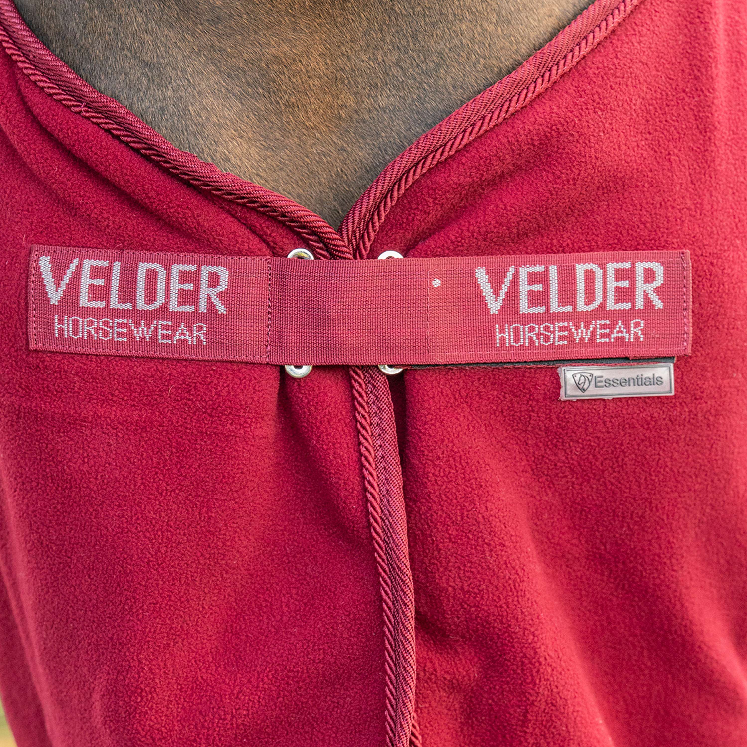 Velder Horsewear Essentials Manta de Forro Polar Comfy Bordeaux