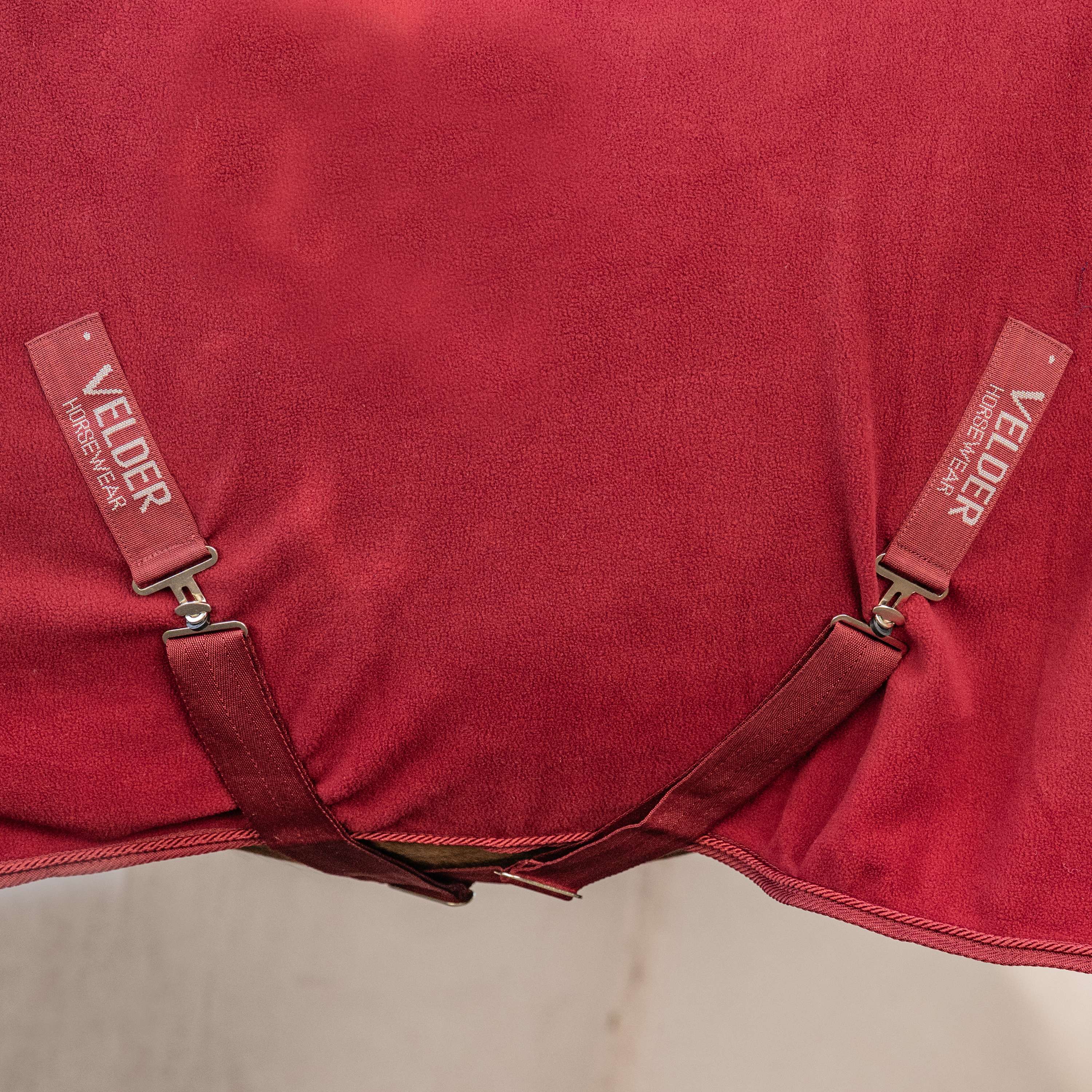 Velder Horsewear Essentials Manta de Forro Polar Comfy Bordeaux