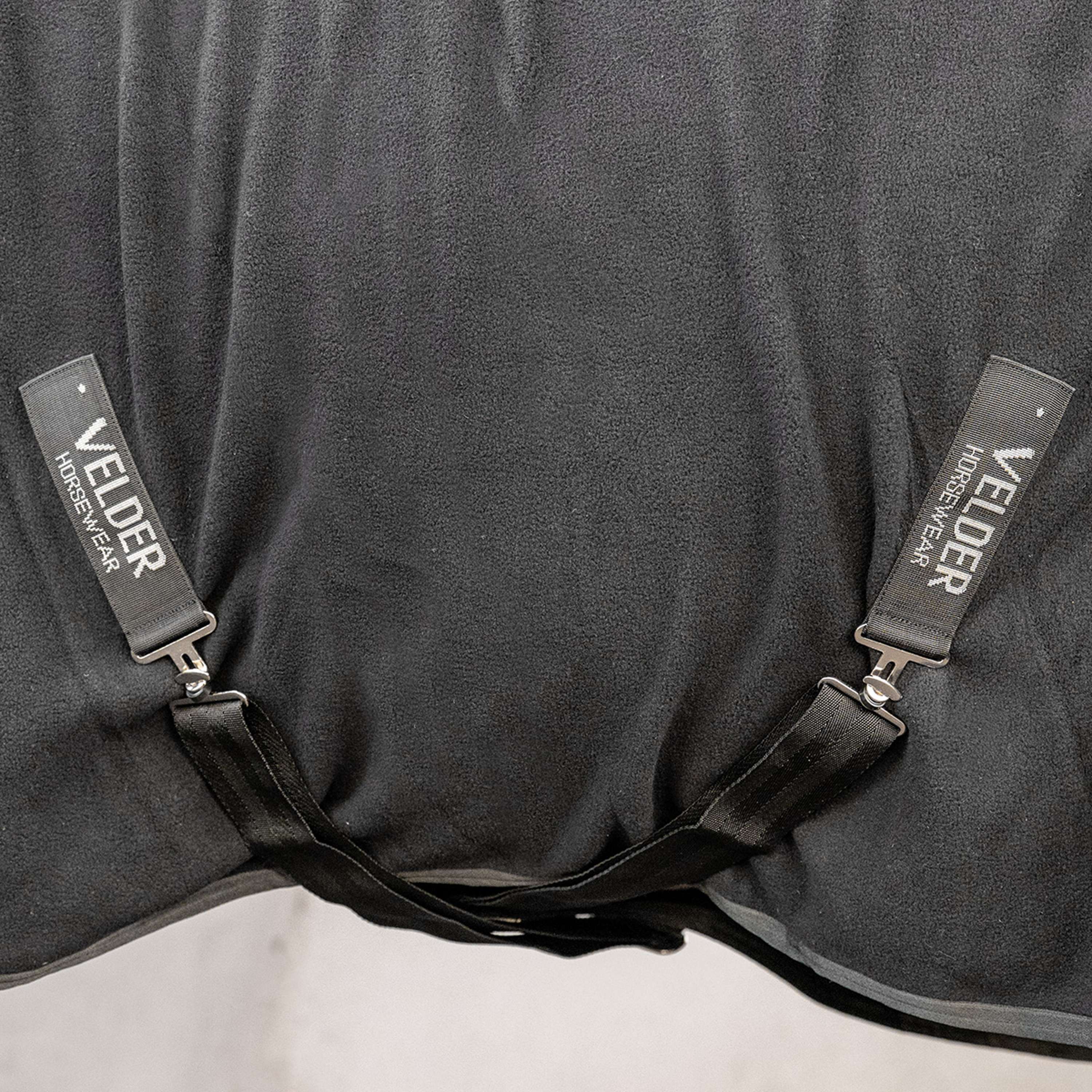 Velder Horsewear Essentials Manta de Forro Polar Comfy con cuello Negro