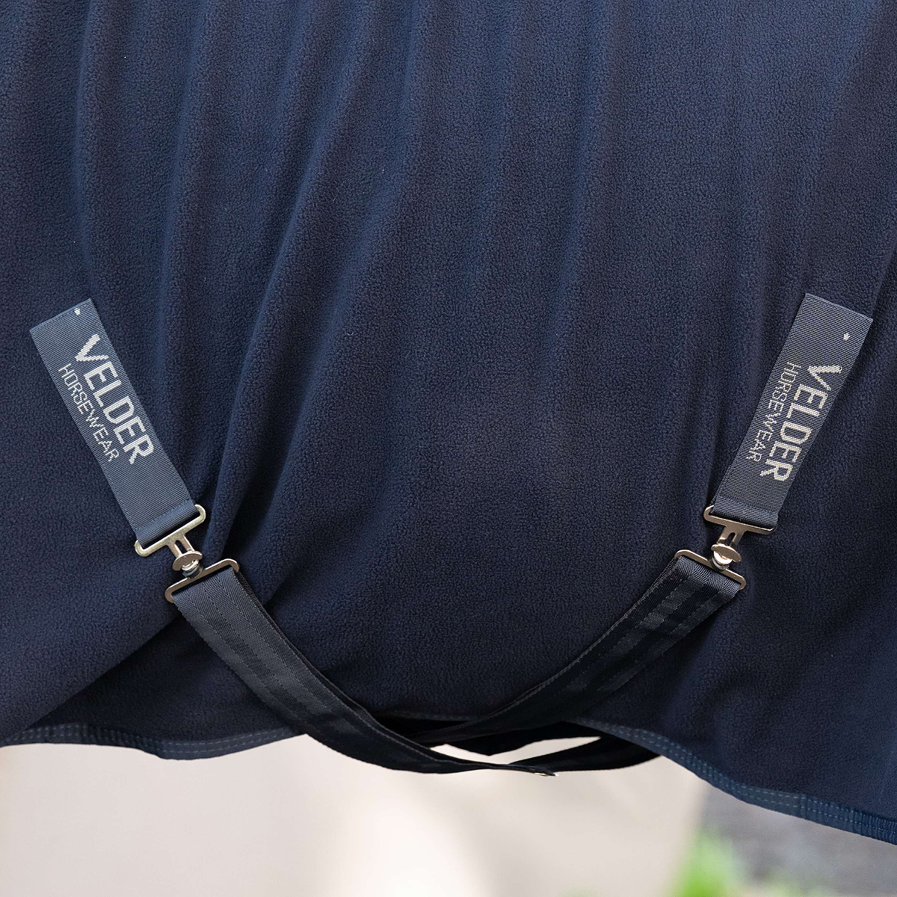 Velder Horsewear Essentials Manta de Forro Polar Comfy con cuello Navy