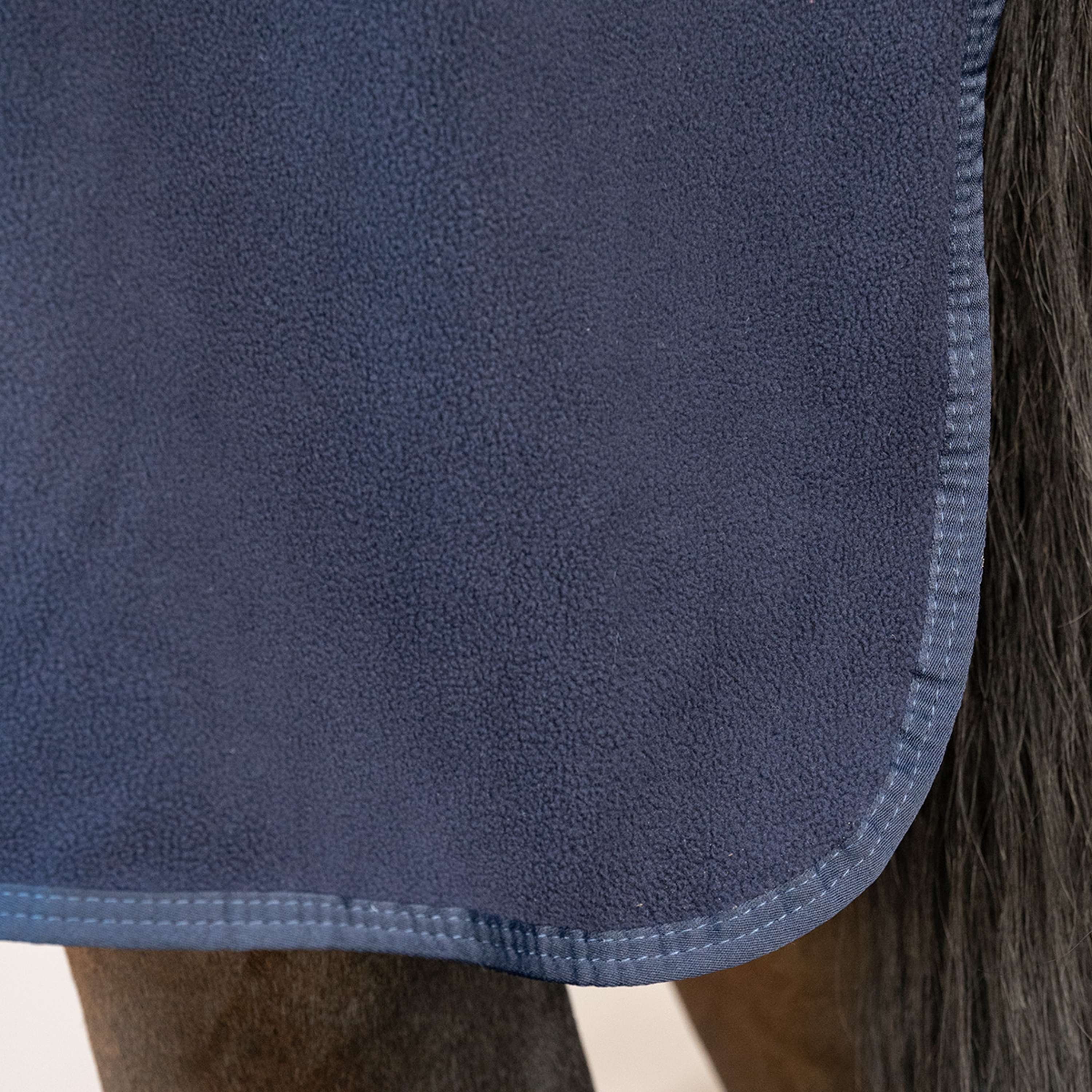 Velder Horsewear Essentials Manta de Forro Polar Comfy con cuello Navy