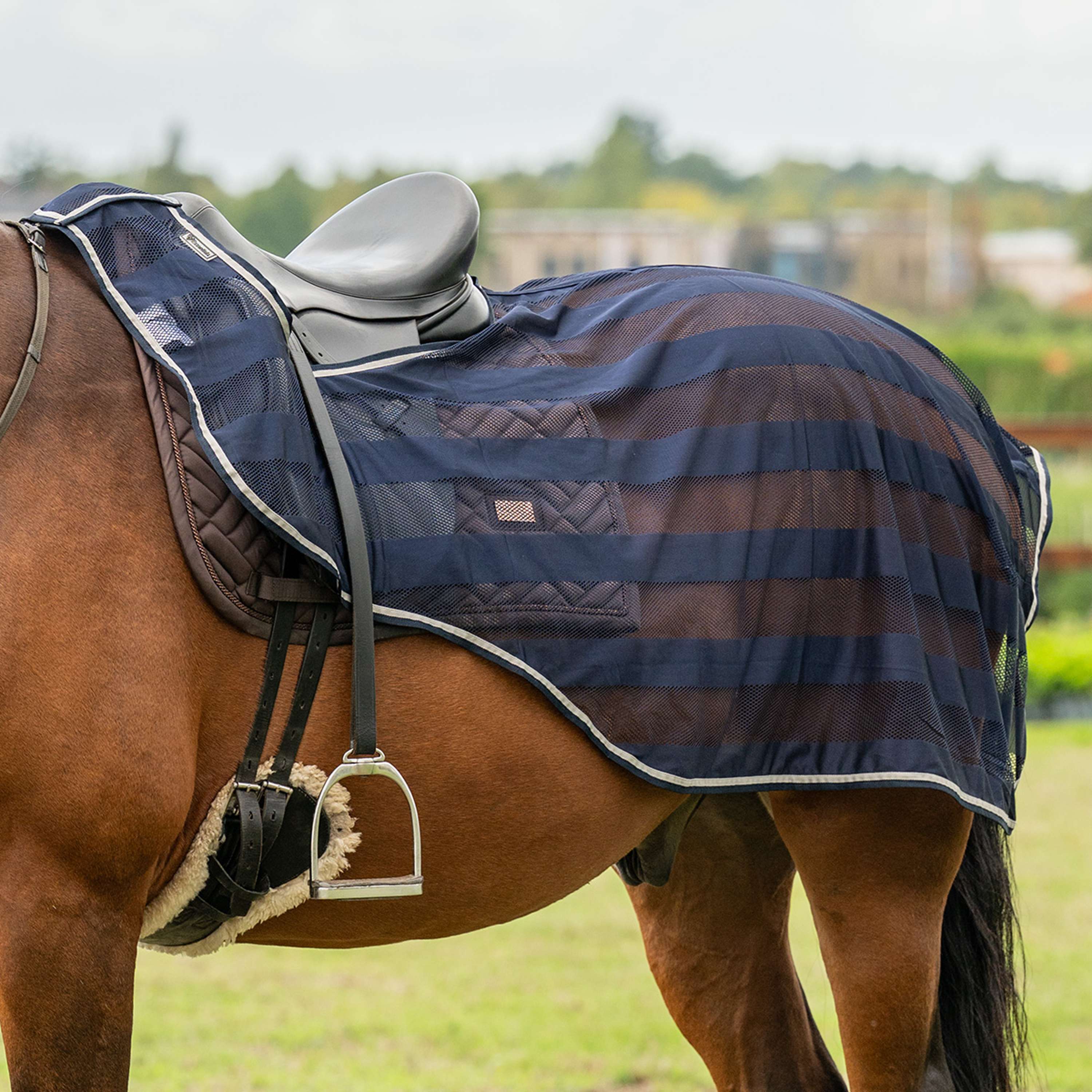 Velder Horsewear Essentials Manta de ejercicio Navy