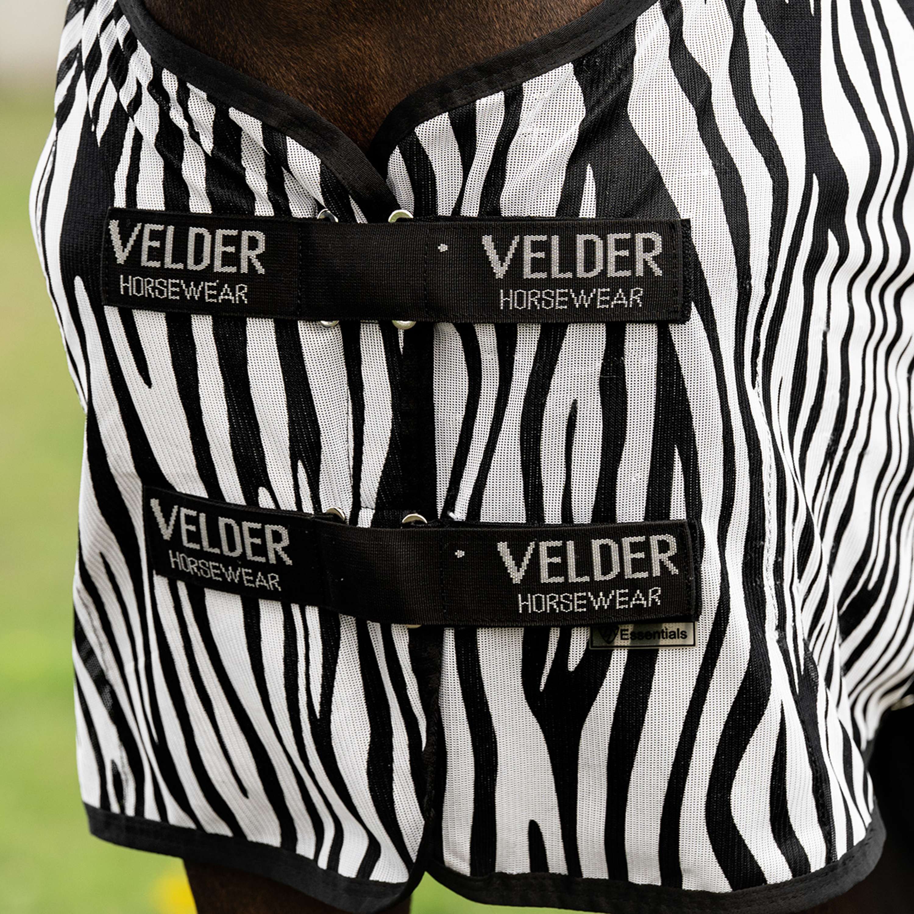 Velder Horsewear Essentials Manta Antimoscas Zebra Negro/Blanco