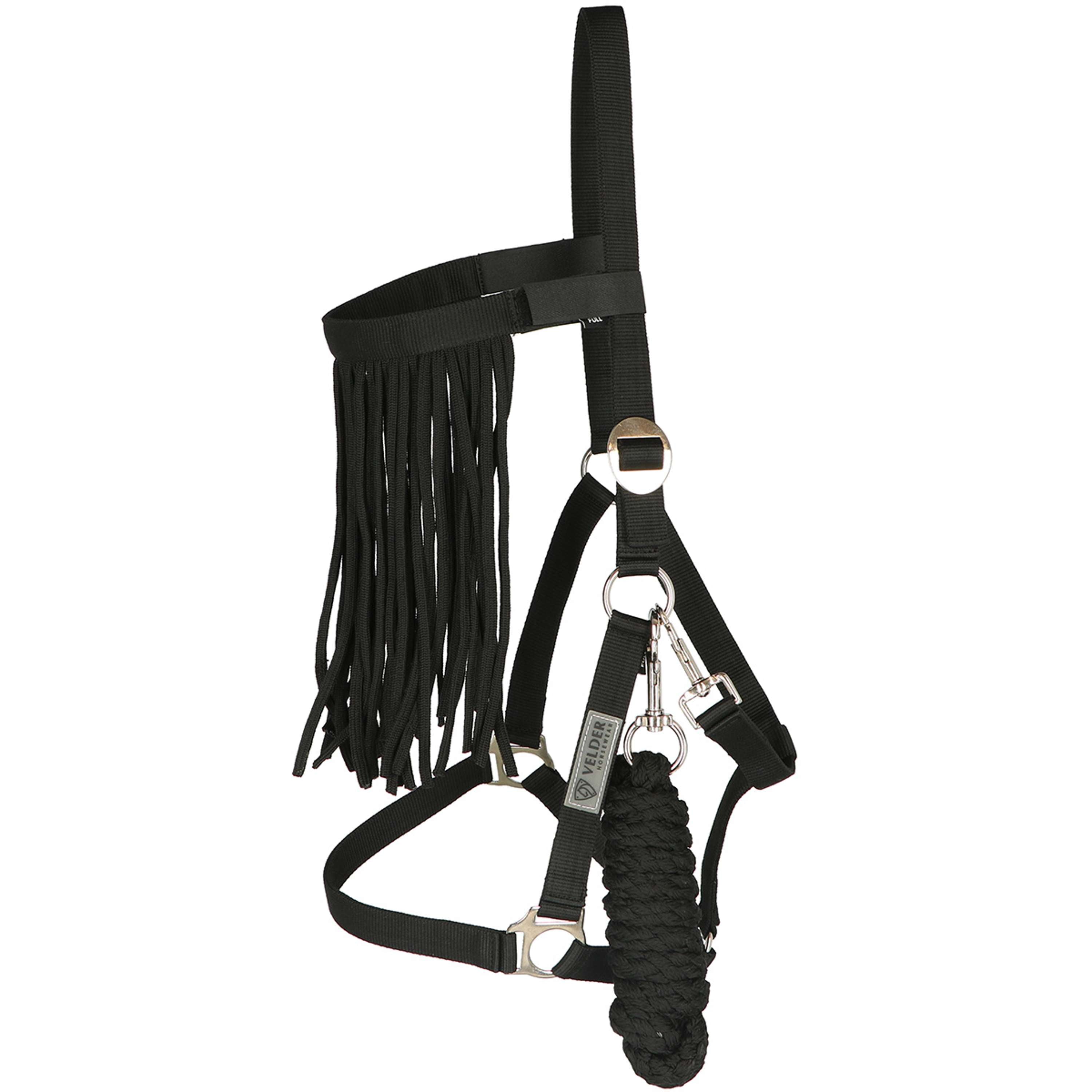 Velder Horsewear Essentials Juego de Cabestro Basic Summer Negro