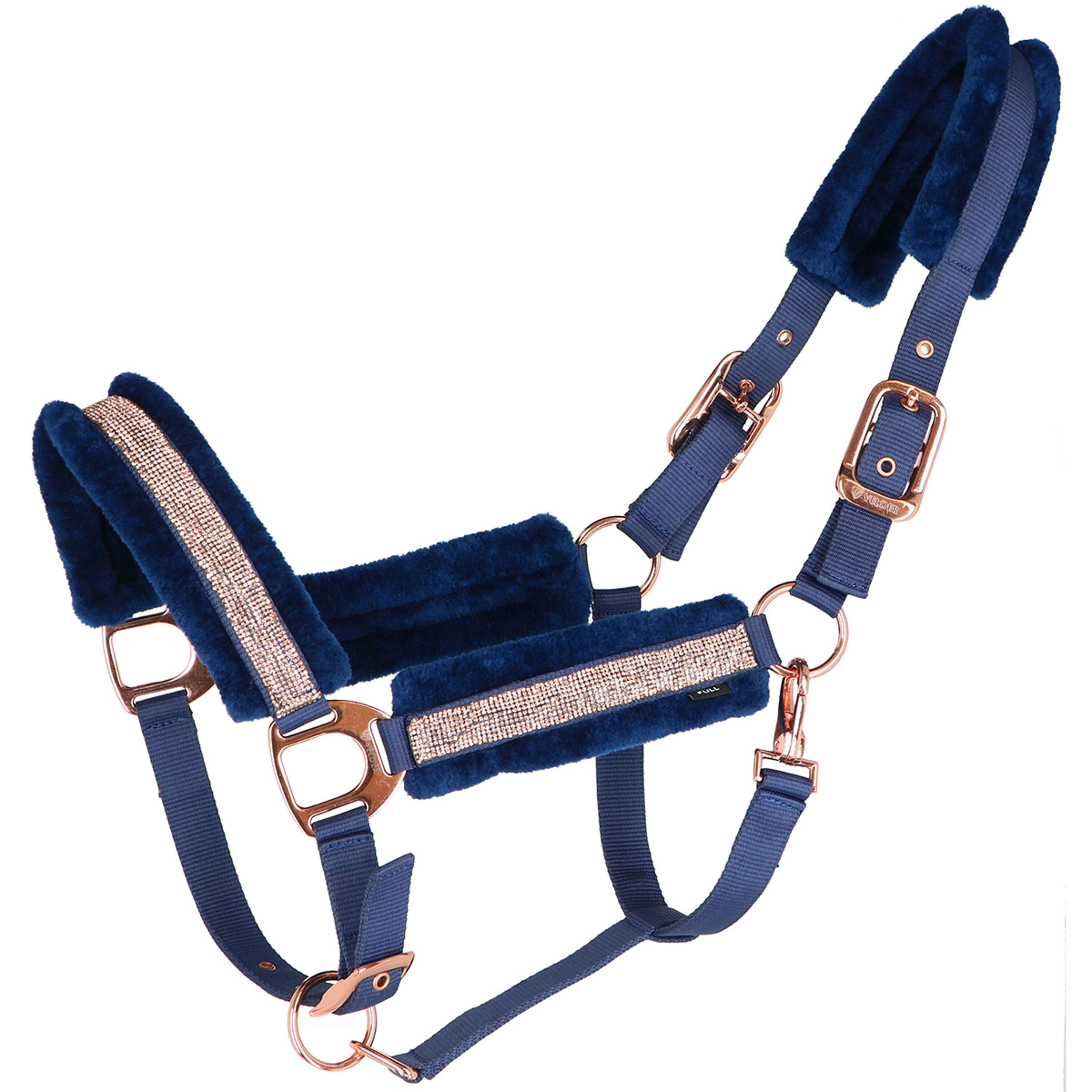 Velder Horsewear Essentials Cabezada Soft Sparkle Navy