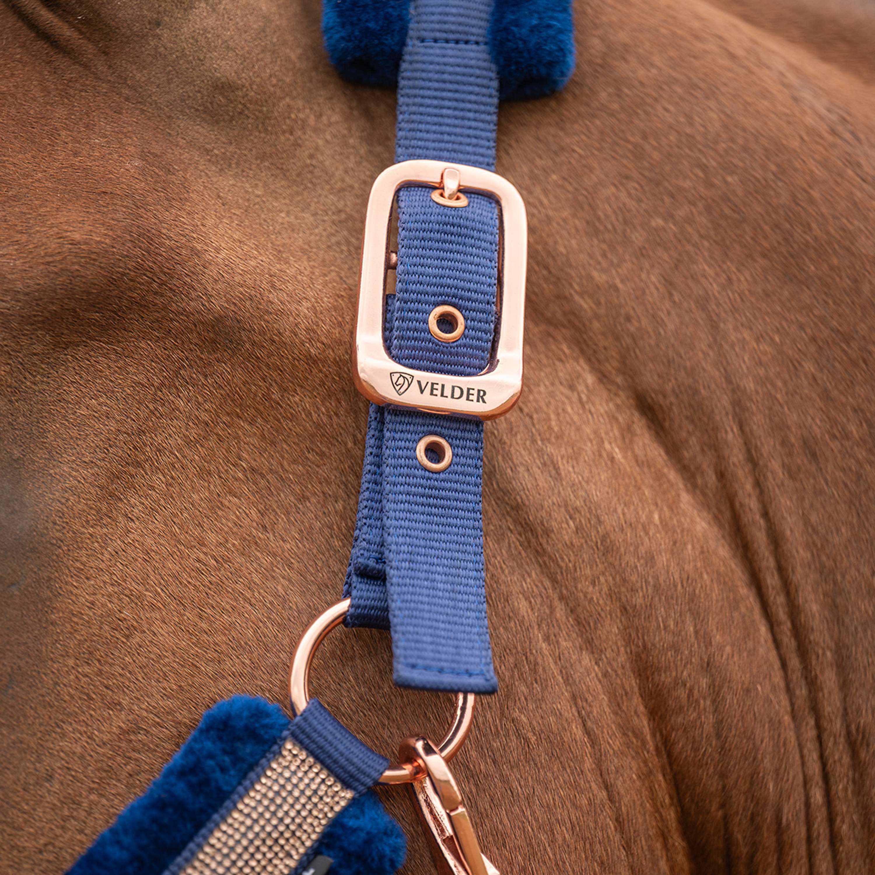 Velder Horsewear Essentials Cabezada Soft Sparkle Navy