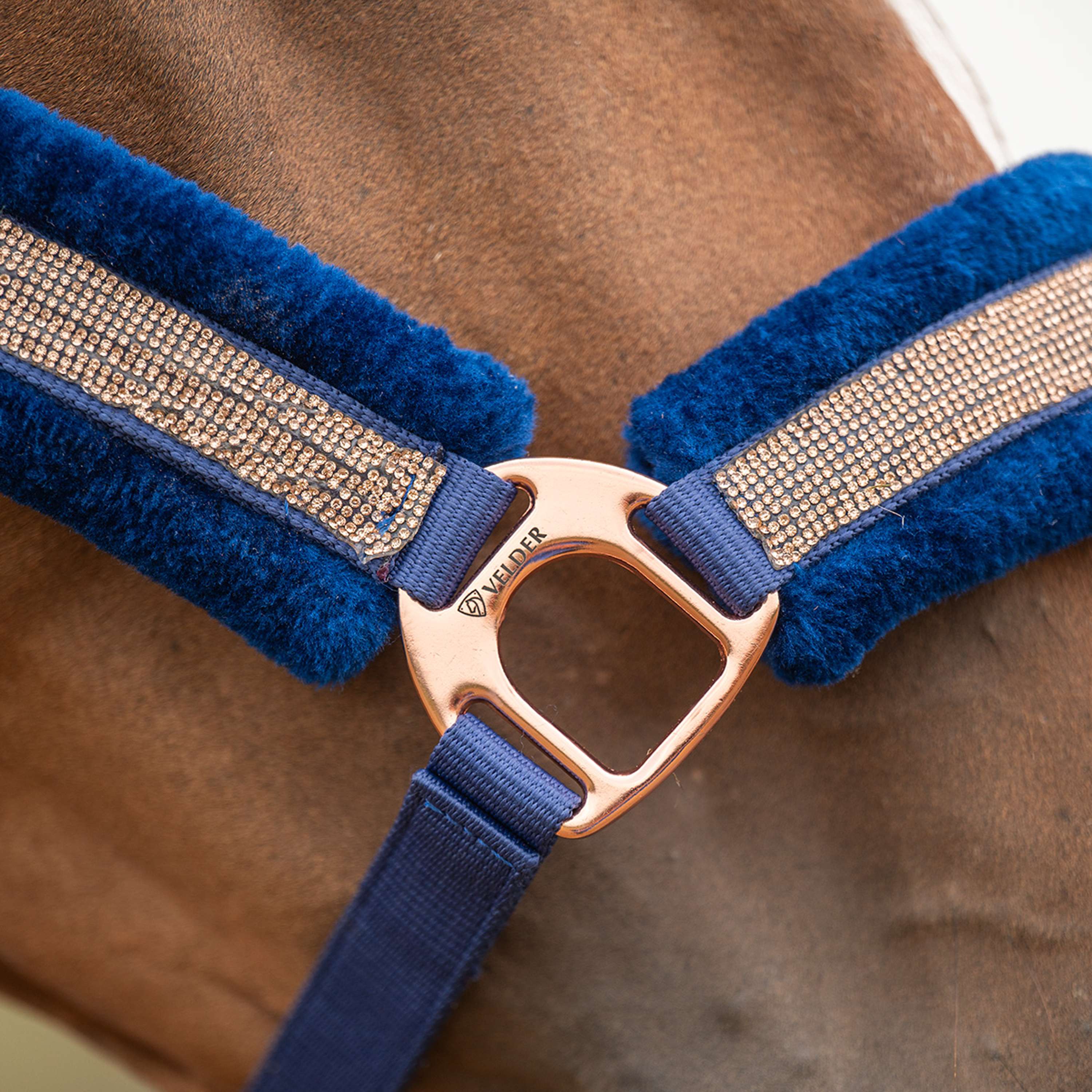 Velder Horsewear Essentials Cabezada Soft Sparkle Navy