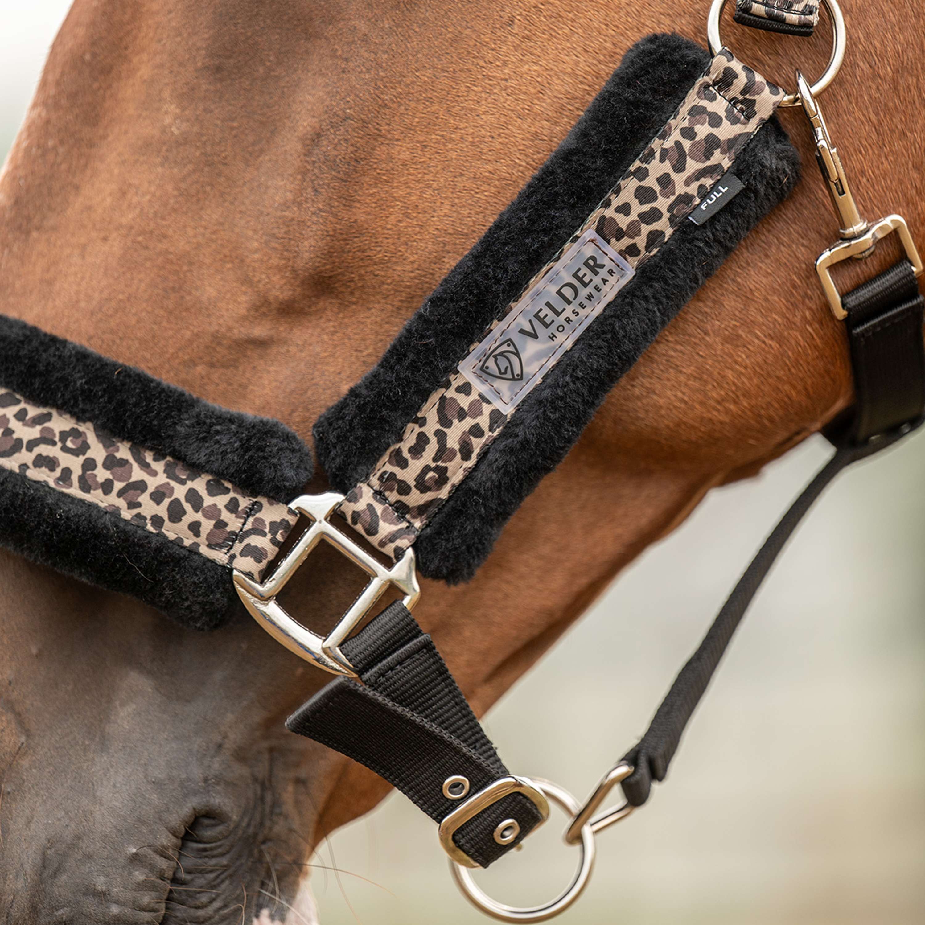 Velder Horsewear Essentials Cabezada Savanna Soft Earth Leopard